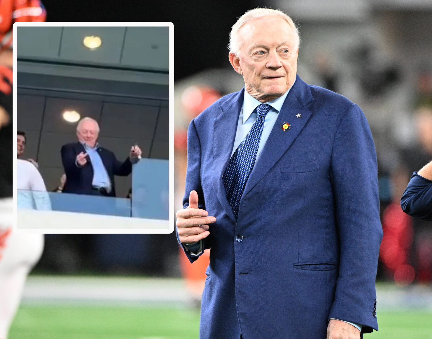 Jerry Jones wurde bestraft.