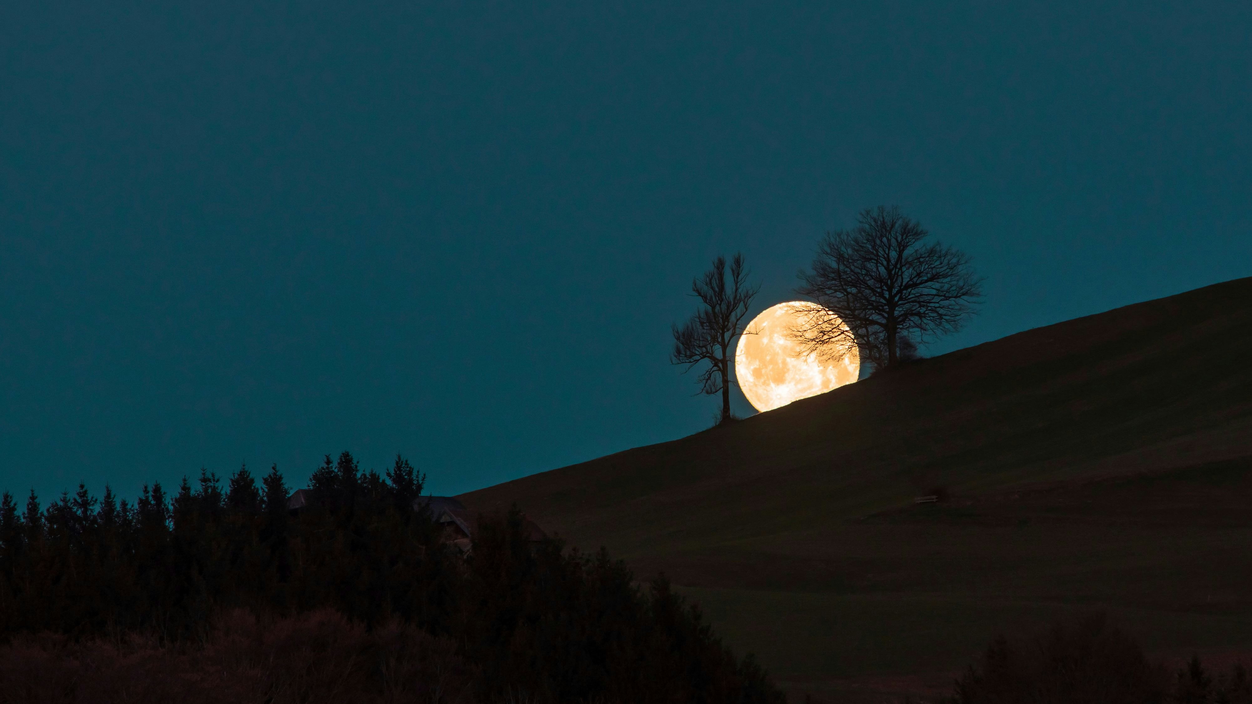 Supermond in Österreich.