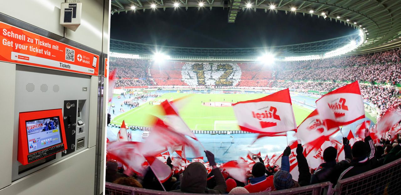 Bitter für Fans: Zum ÖFB-Spiel im Happel-Stadion gilt das Ticket nicht mehr als Fahrschein – die Öffi-Fahrt kostet nun extra.