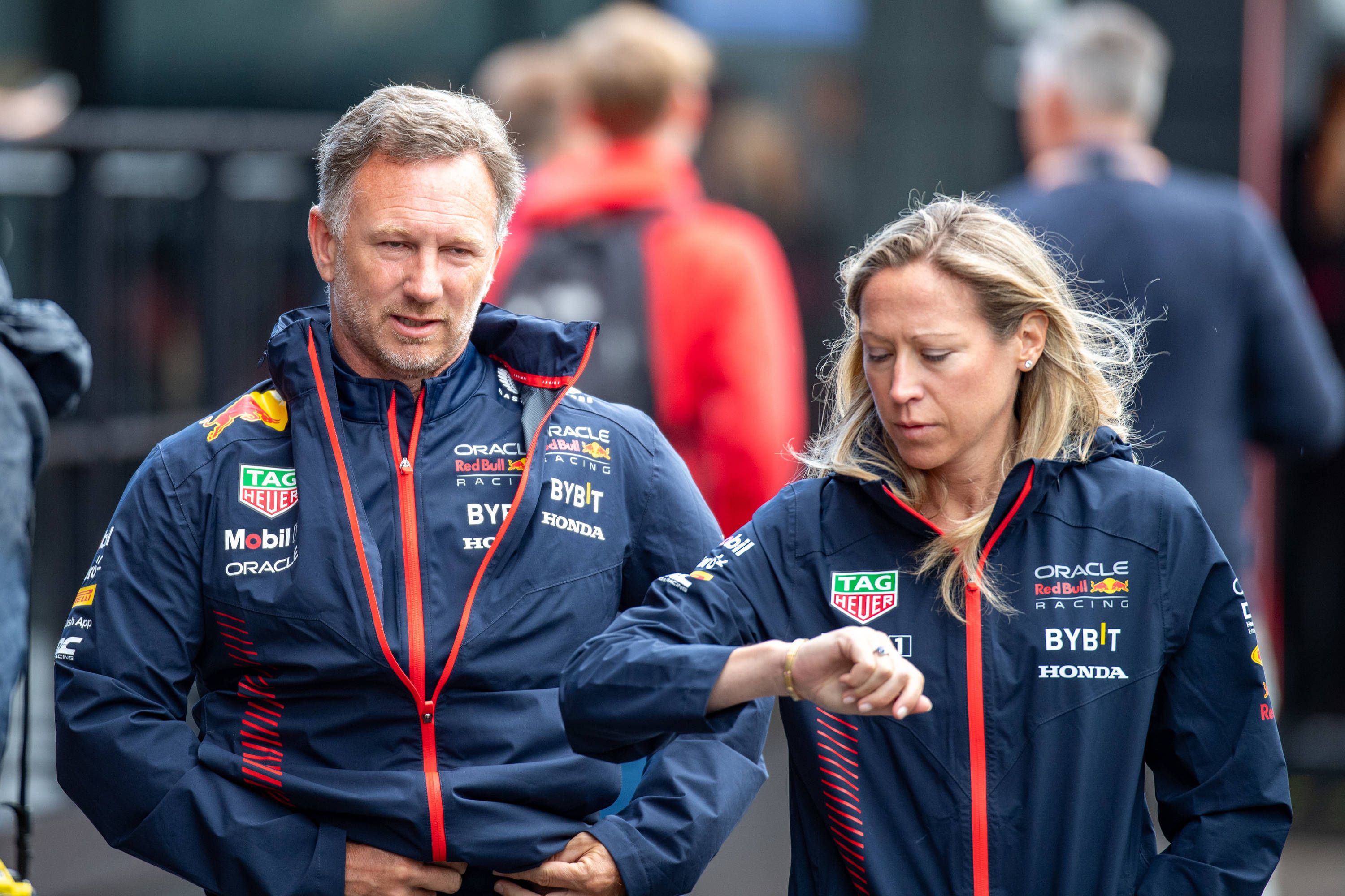 Christian Horner und Fiona Hewitson vor dem Skandal und dem jeweiligen Abschied von Red Bull Racing.