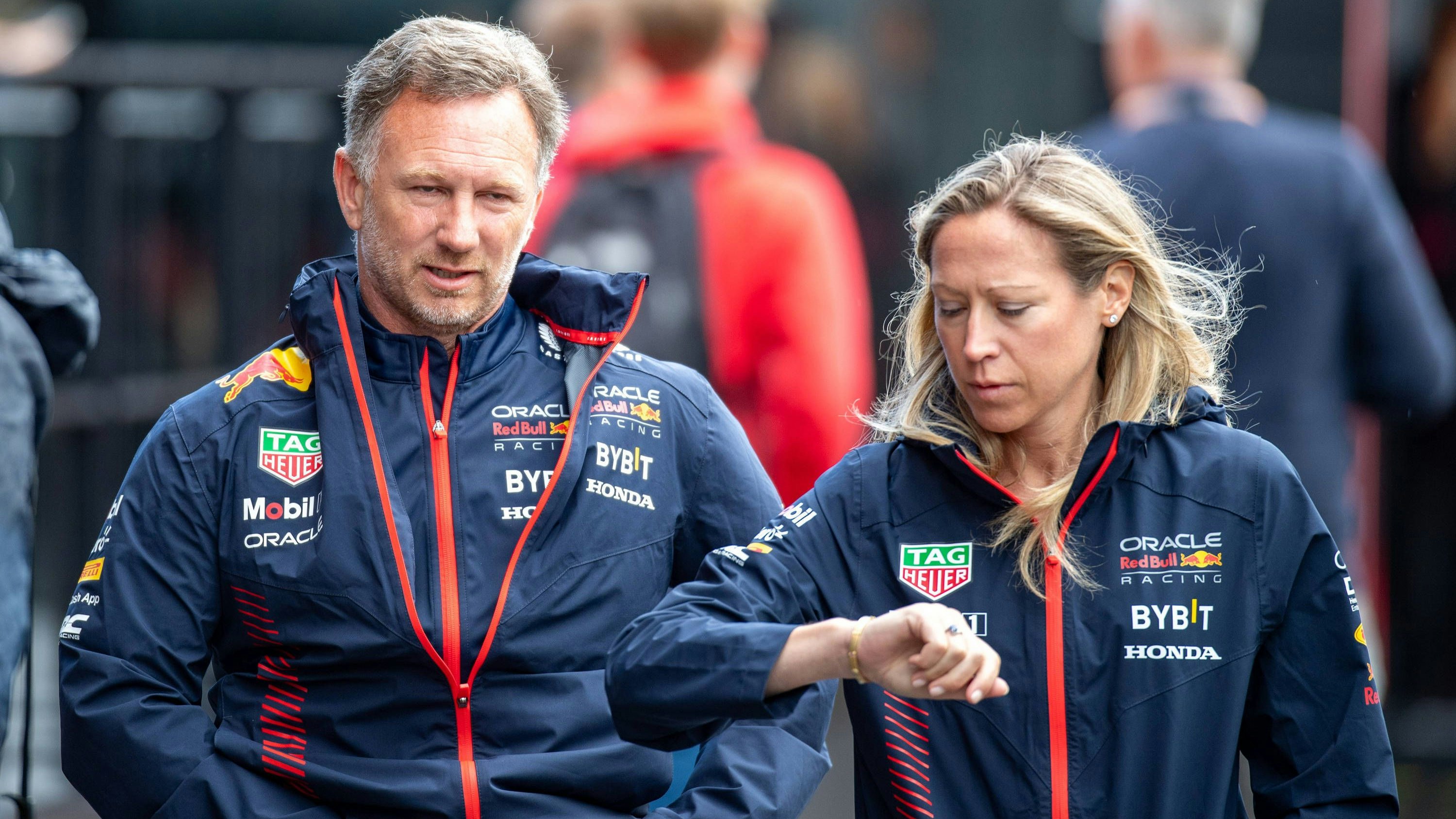 Christian Horner und Fiona Hewitson vor dem Skandal und dem jeweiligen Abschied von Red Bull Racing.