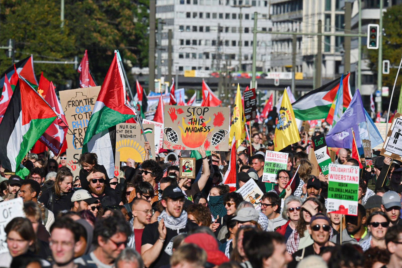 Die Demonstration wurde von den Behörden verboten. (Symbolbild)