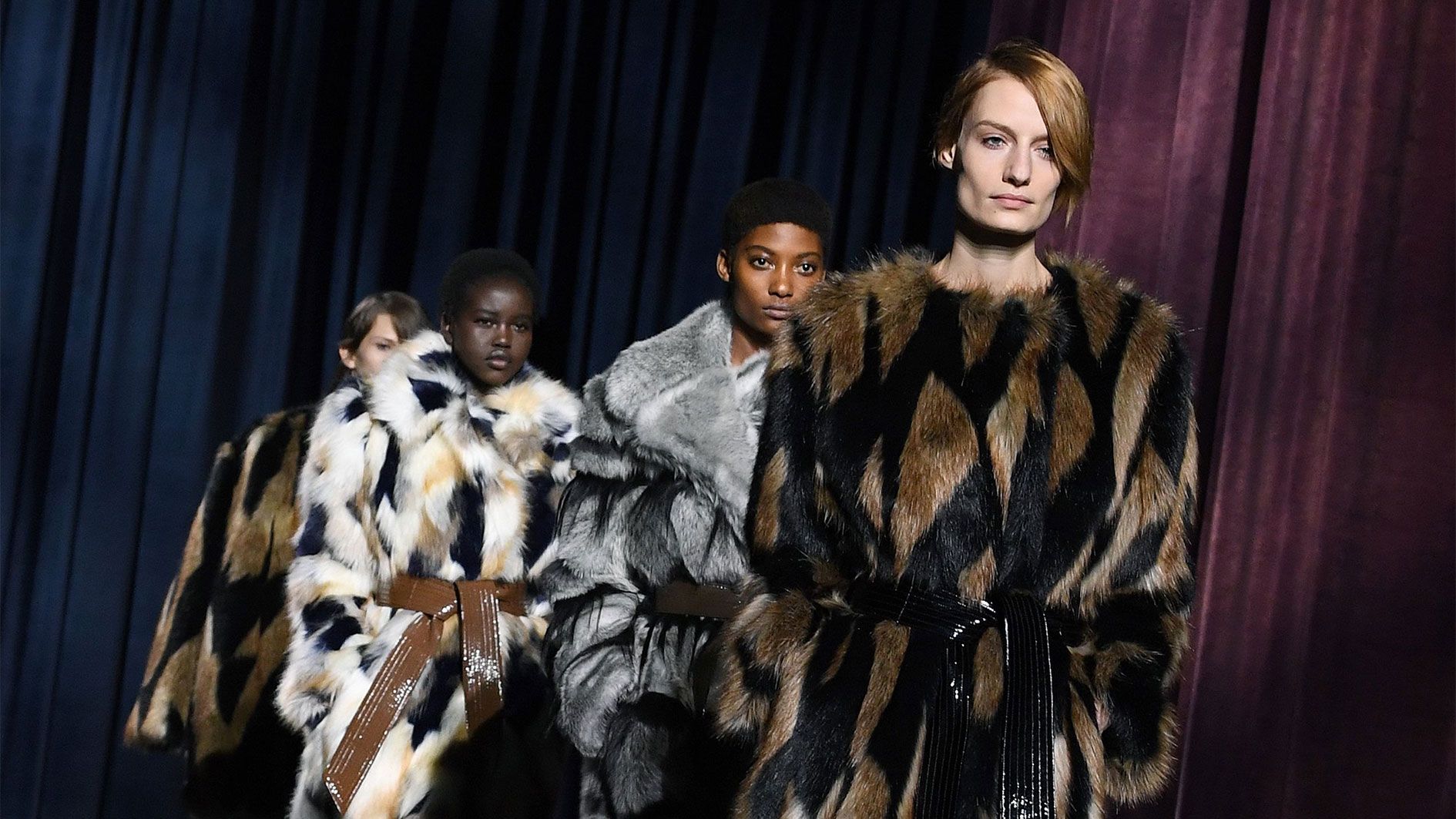 Luxusmode-Labeln wie Givenchy setzten 2018 auf Pelz-Looks.