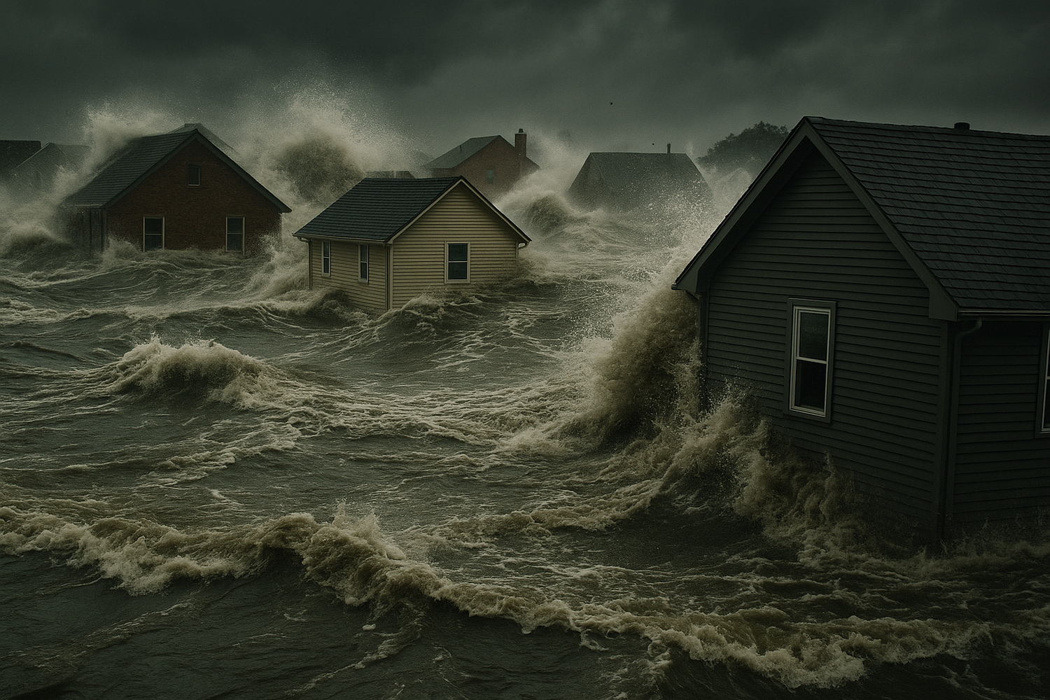 Bereits bei einem Anstieg des Meeresspiegels von 0,5 Meter wären Millionen Häuser gefährdet.