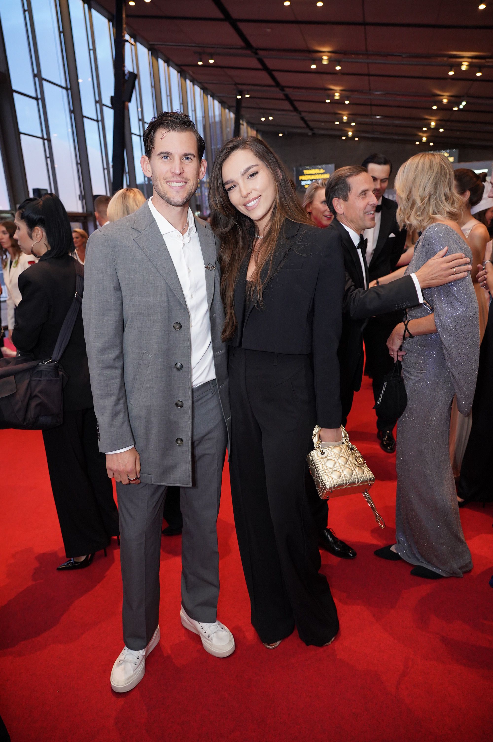 Dominic Thiem und Lili Paul-Roncali