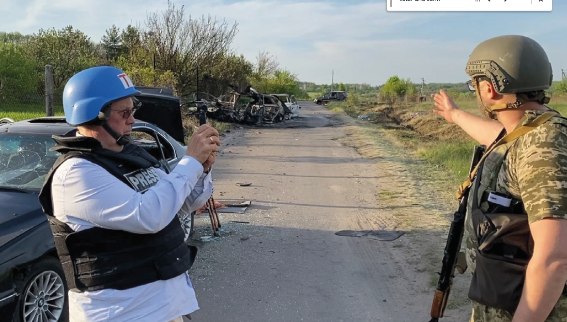 ORF-Korrespondent Christian Wehrschütz besuchte mehrfach die Front in der Ostukraine