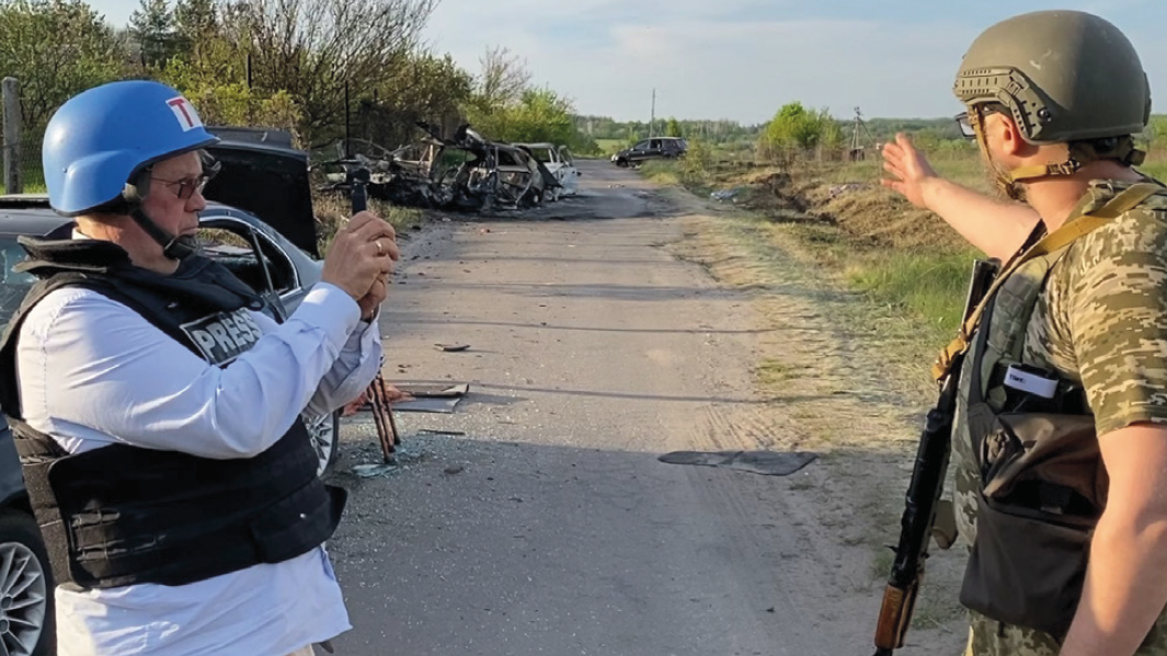 Christian Wehrschütz besuchte mehrfach die Front in der Ostukraine