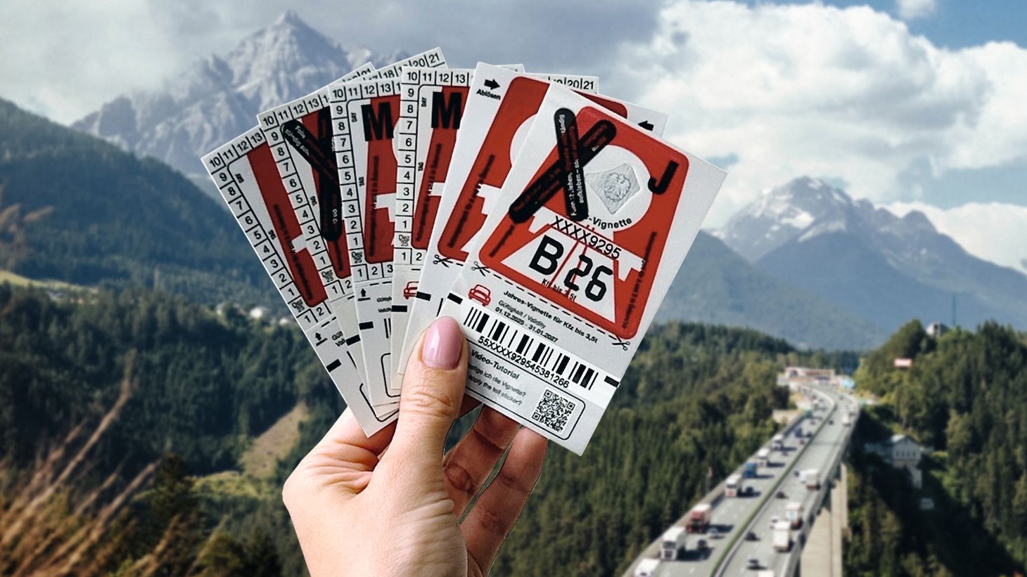Die neue und auch letzte Farbe der Klebevignette 2026 ist "feuerrot". Schon 2027 gibt es sie nur noch digital.