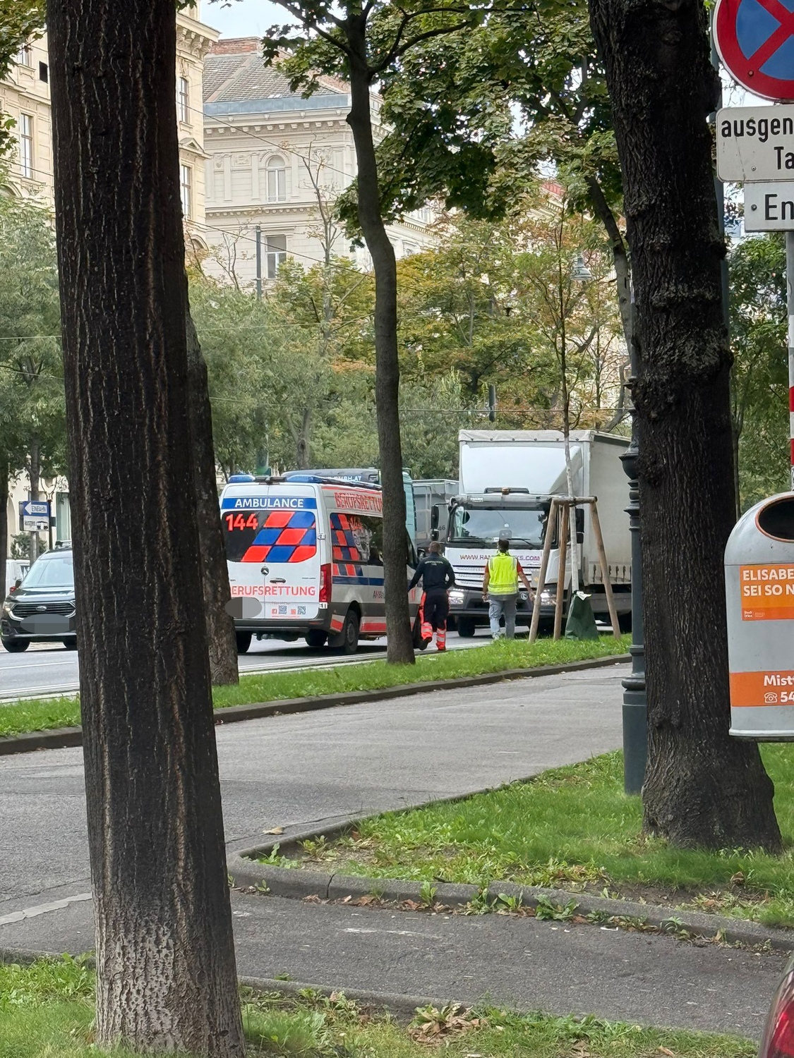 Am Schubertring ereignete sich am Mittwochvormittag ein Unfall.