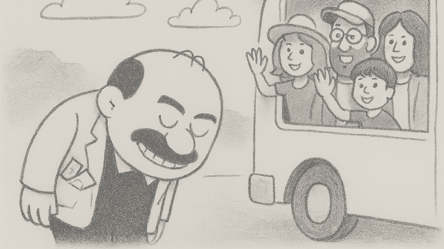 Komischer Kauz: Ist Herliceks tiefer Diener vor abreisenden Wien-Touristen ehrlich gemeint?