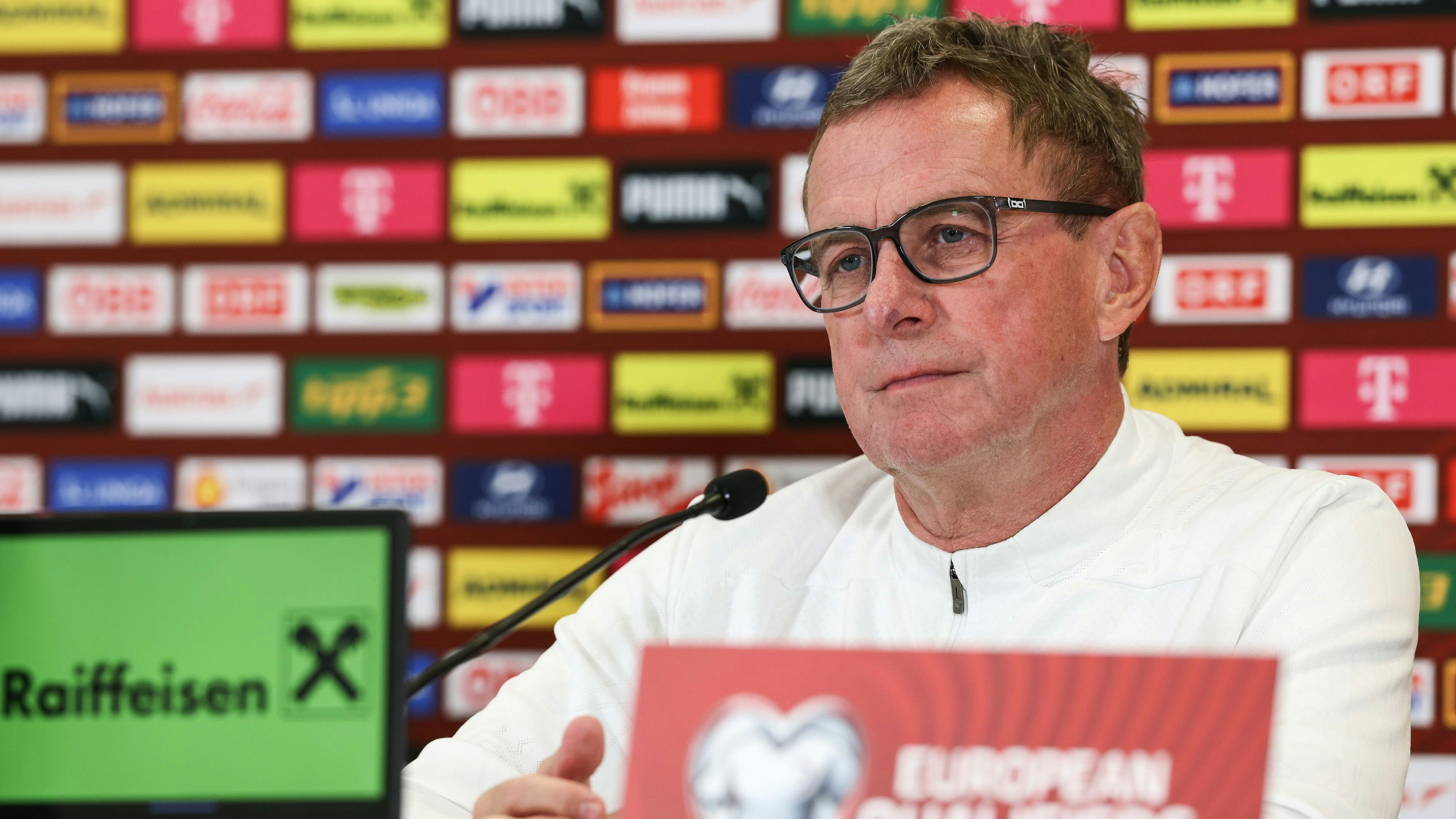Österreichs Teamchef Ralf Rangnick. 