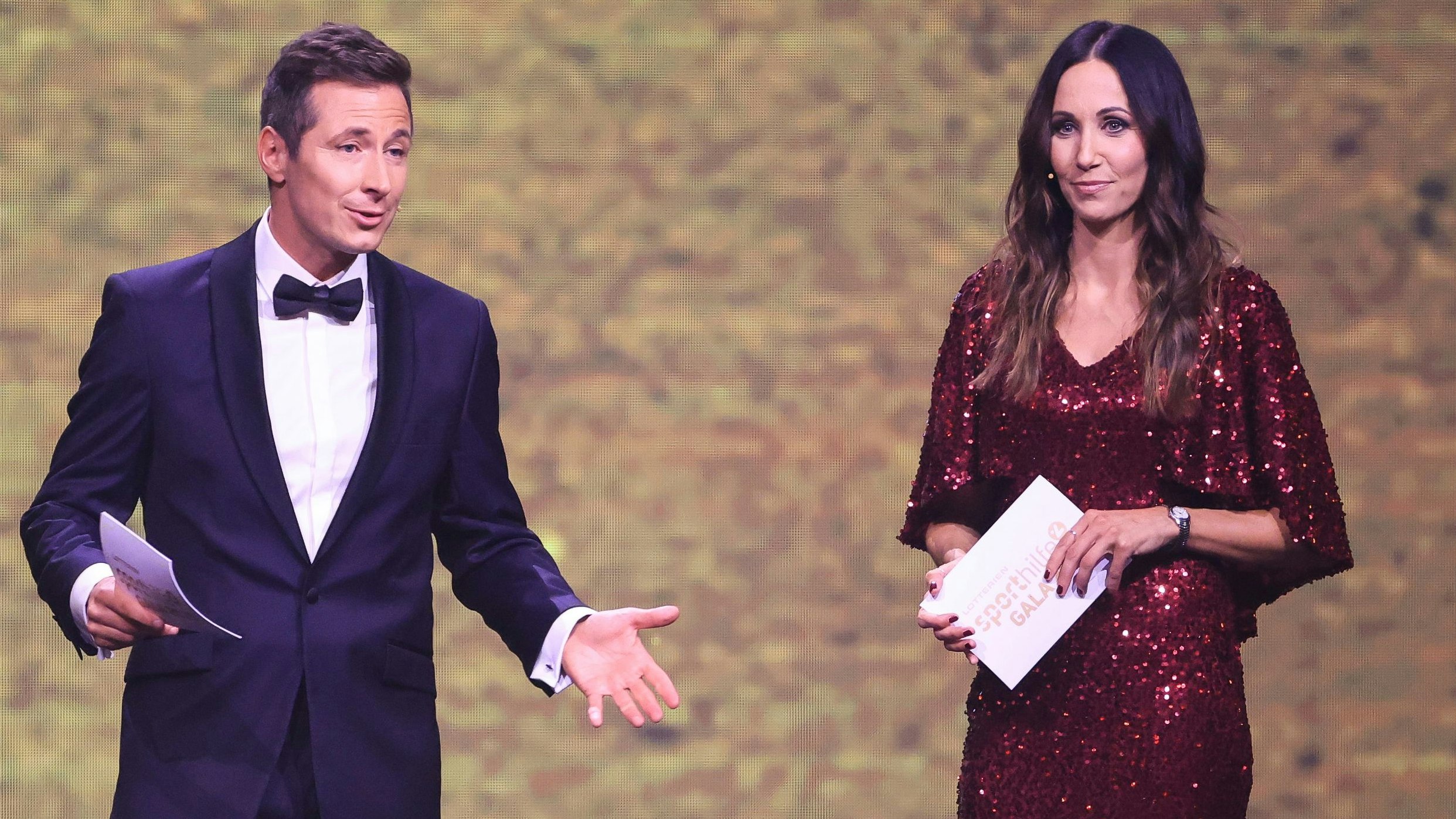 Lukas Schweighofer und Karina Toth moderierten die Sporthilfe-Gala.