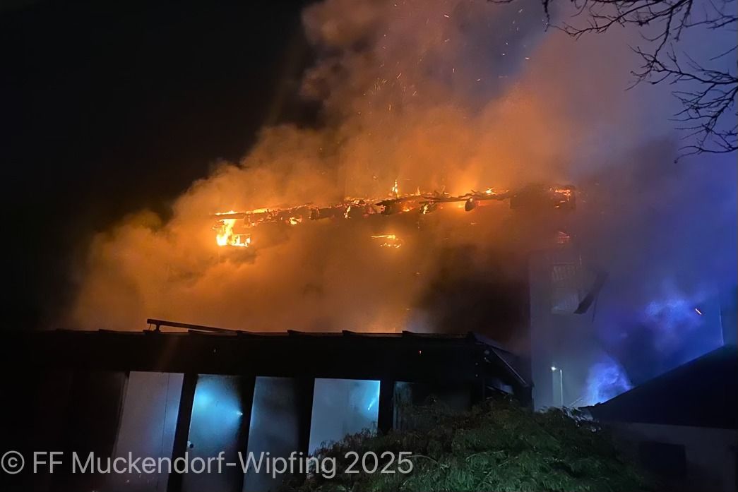 Das Wohnhaus brannte lichterloh.