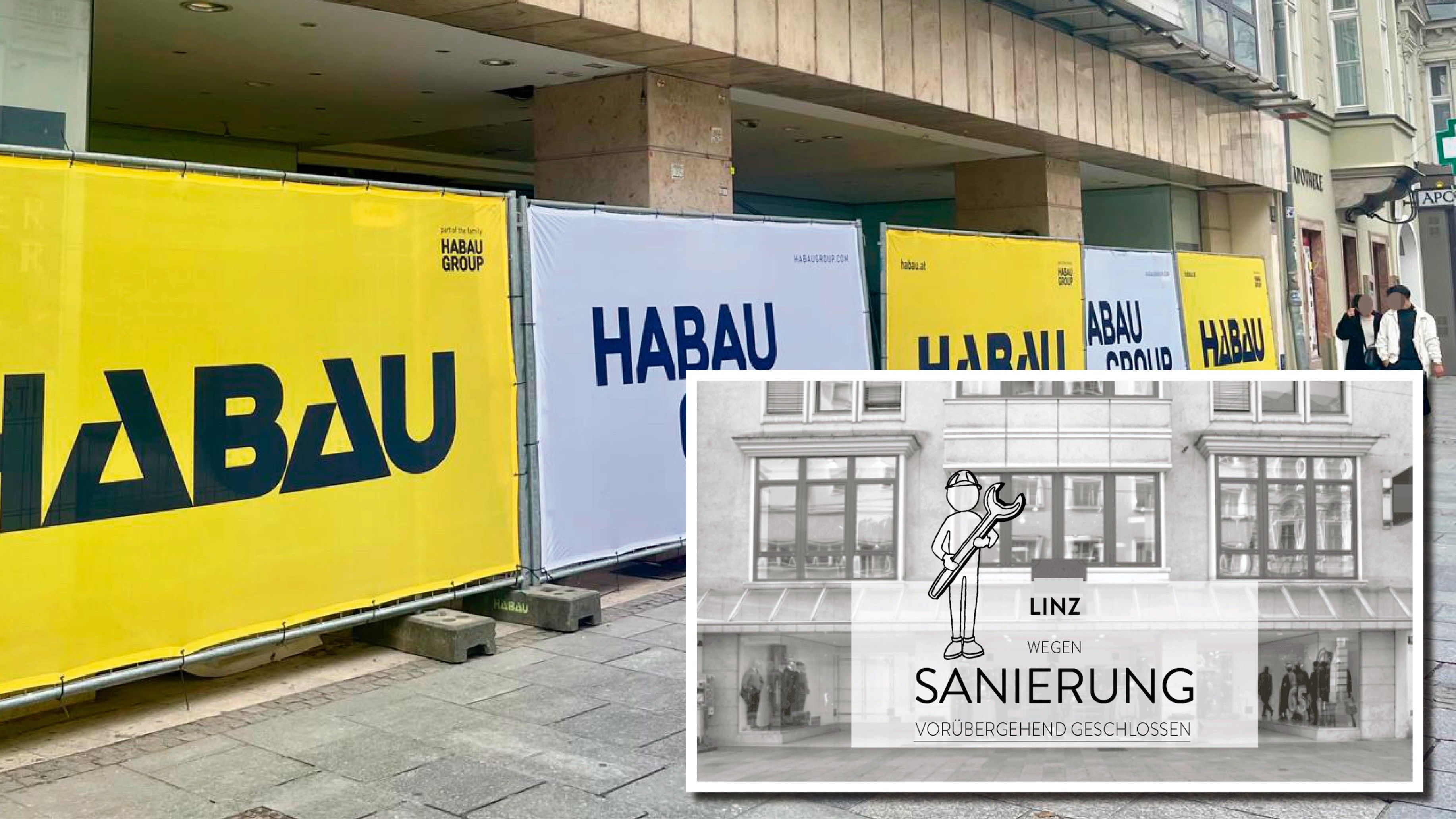 Großes Rätselraten: Wann öffnet das Modegeschäft auf der Linzer Landstraße?