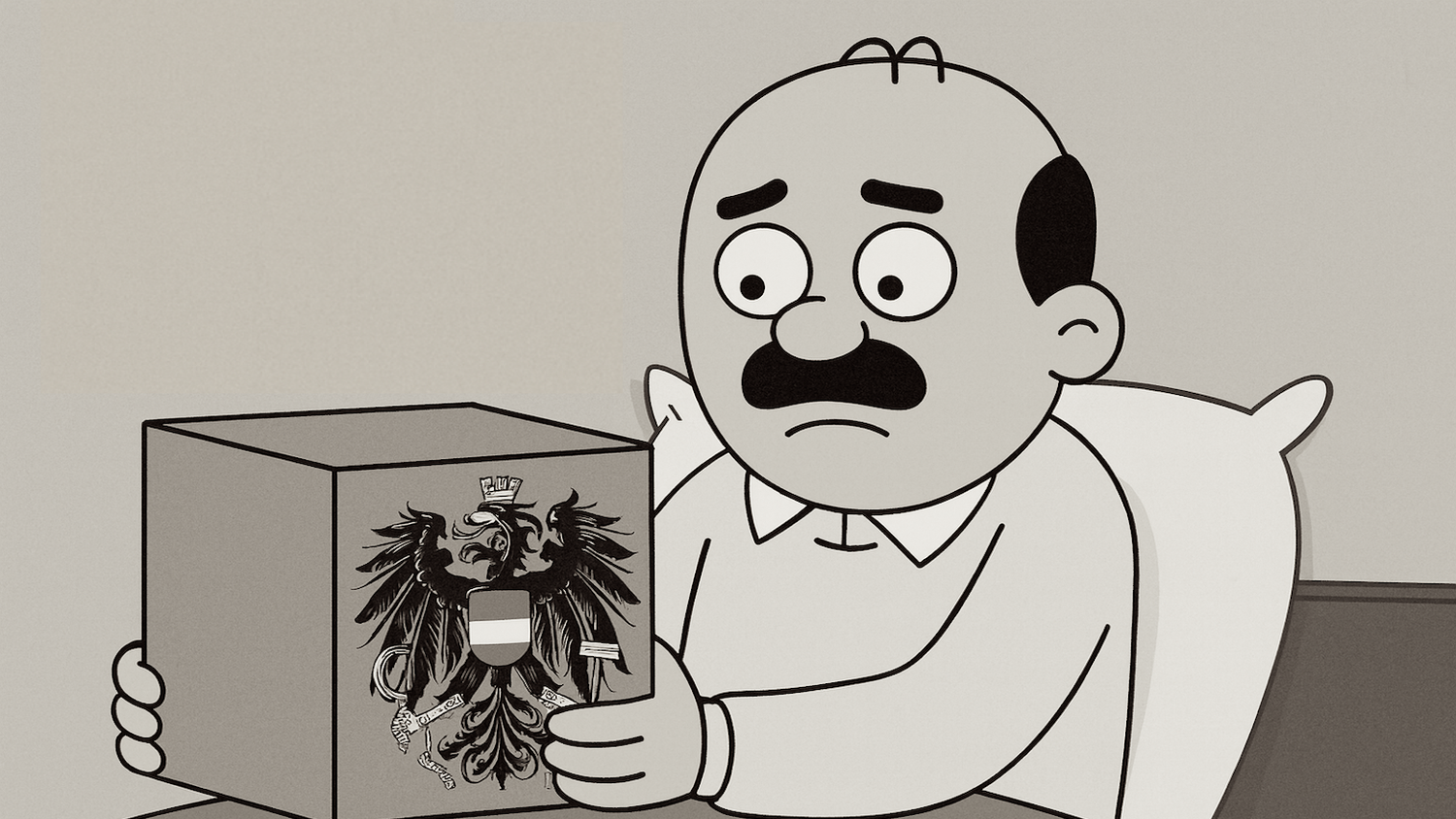 Komischer Kauz: Was hat Herlicek für ein sonderbares Paket bekommen?