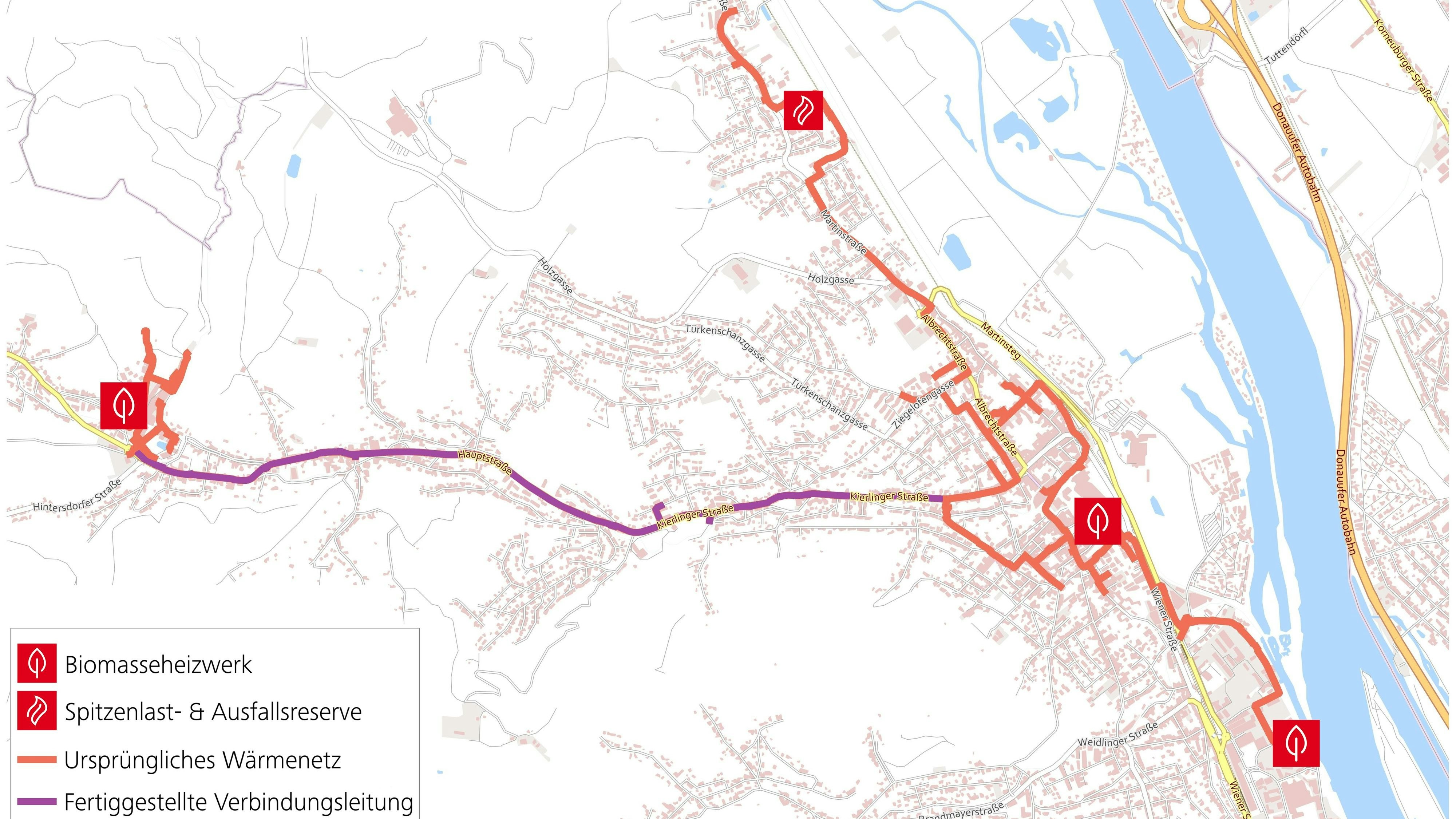 Naturwärmenetz in Klosterneuburg