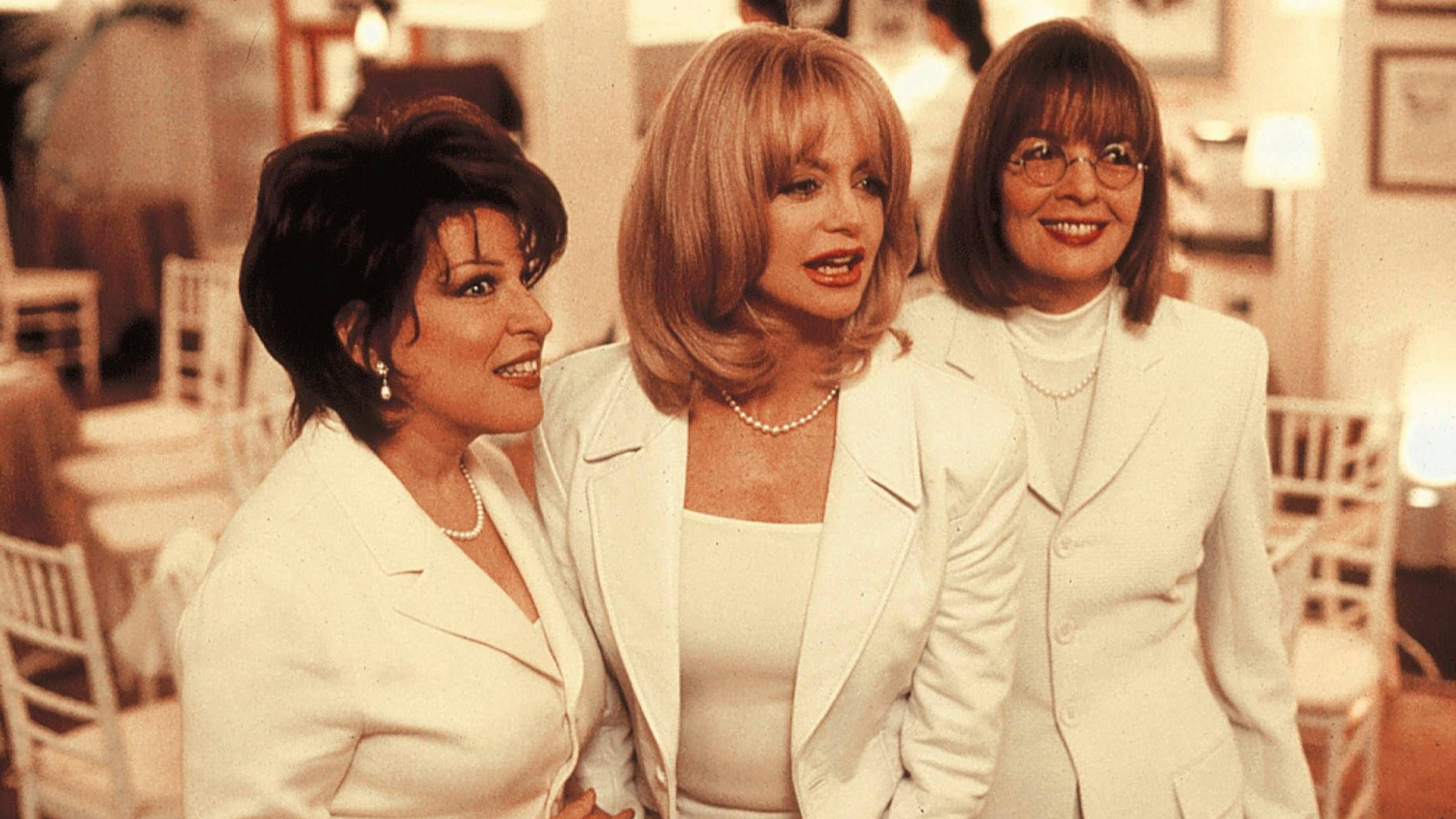 (v.l.n.r): Bette Midler, Goldie Hawn und Diane Keaton spielten zusammen im "Club der Teufelinnen".