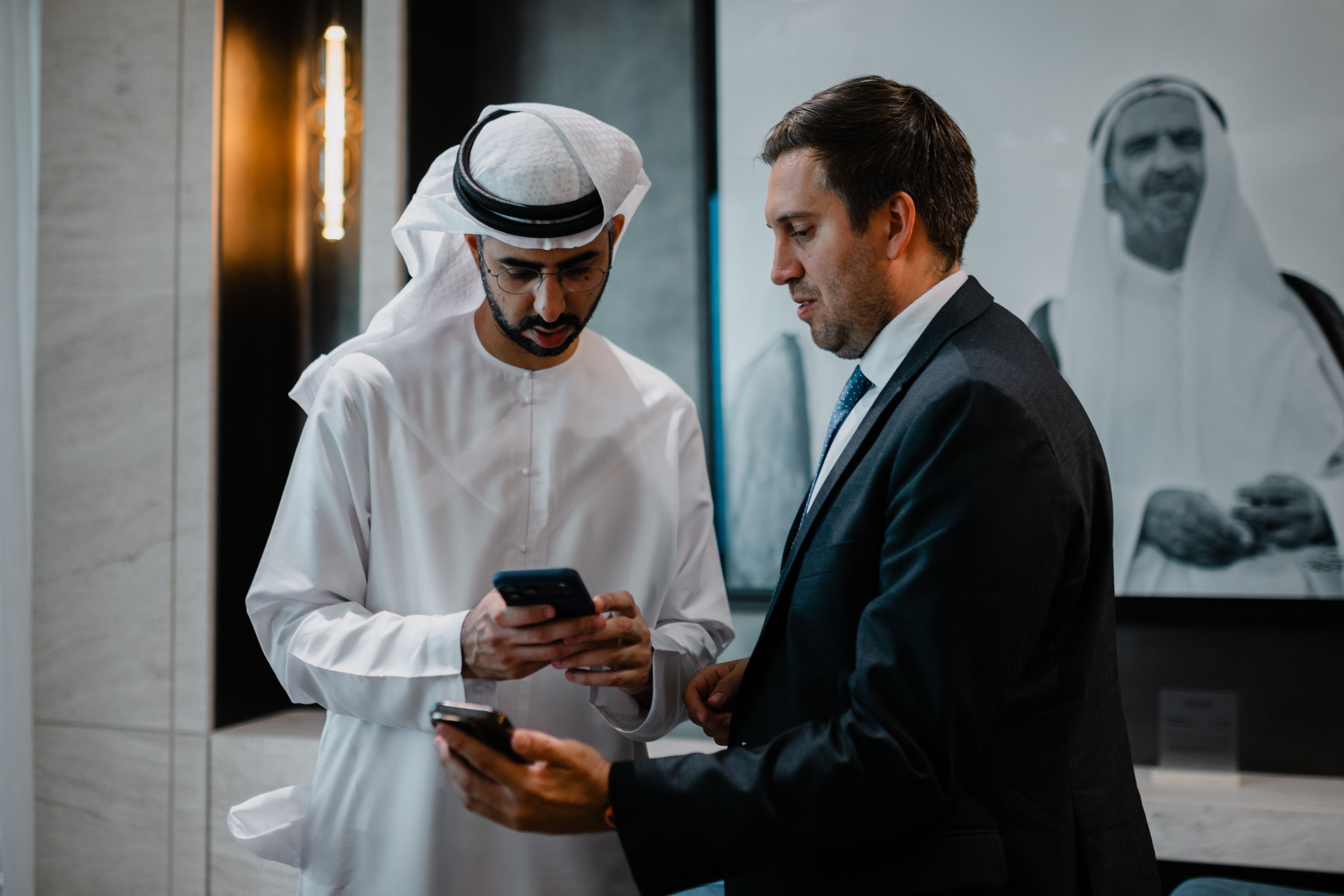 Staatssekretär Alexander Pröll in den Emiraten.