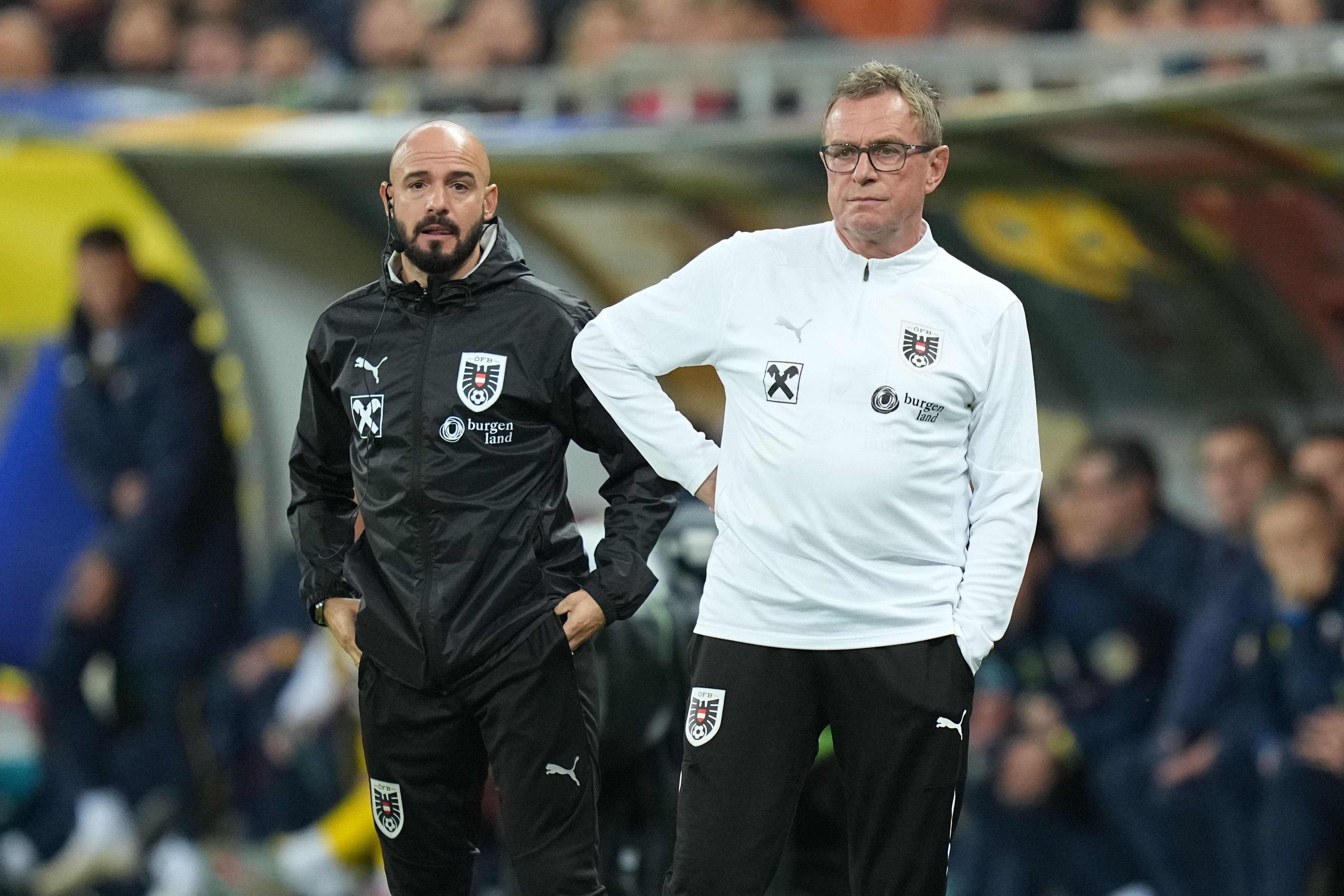 Ralf Rangnick zeigte sich in Rumänien enttäuscht.