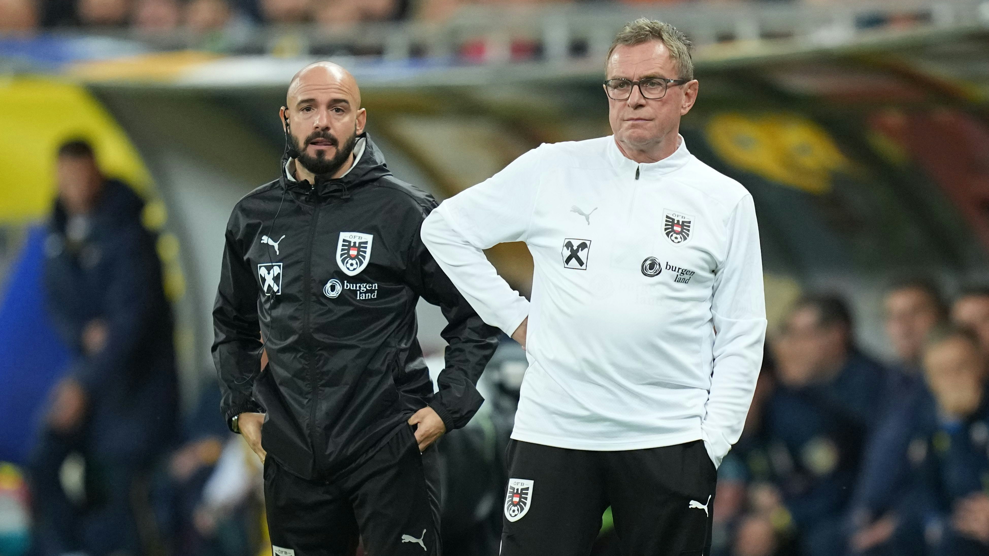 Ralf Rangnick zeigte sich in Rumänien enttäuscht.