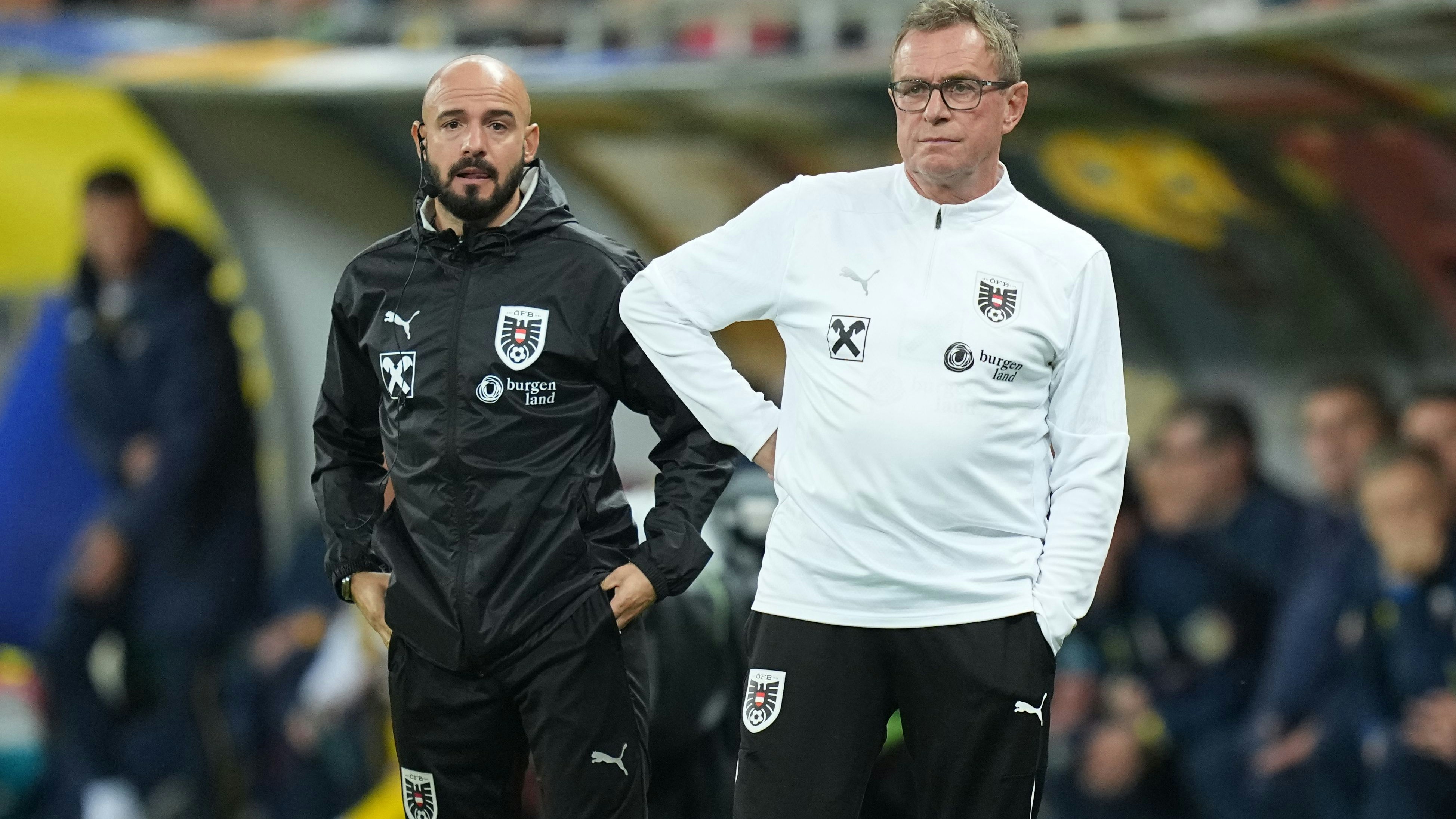 Ralf Rangnick zeigte sich in Rumänien enttäuscht.