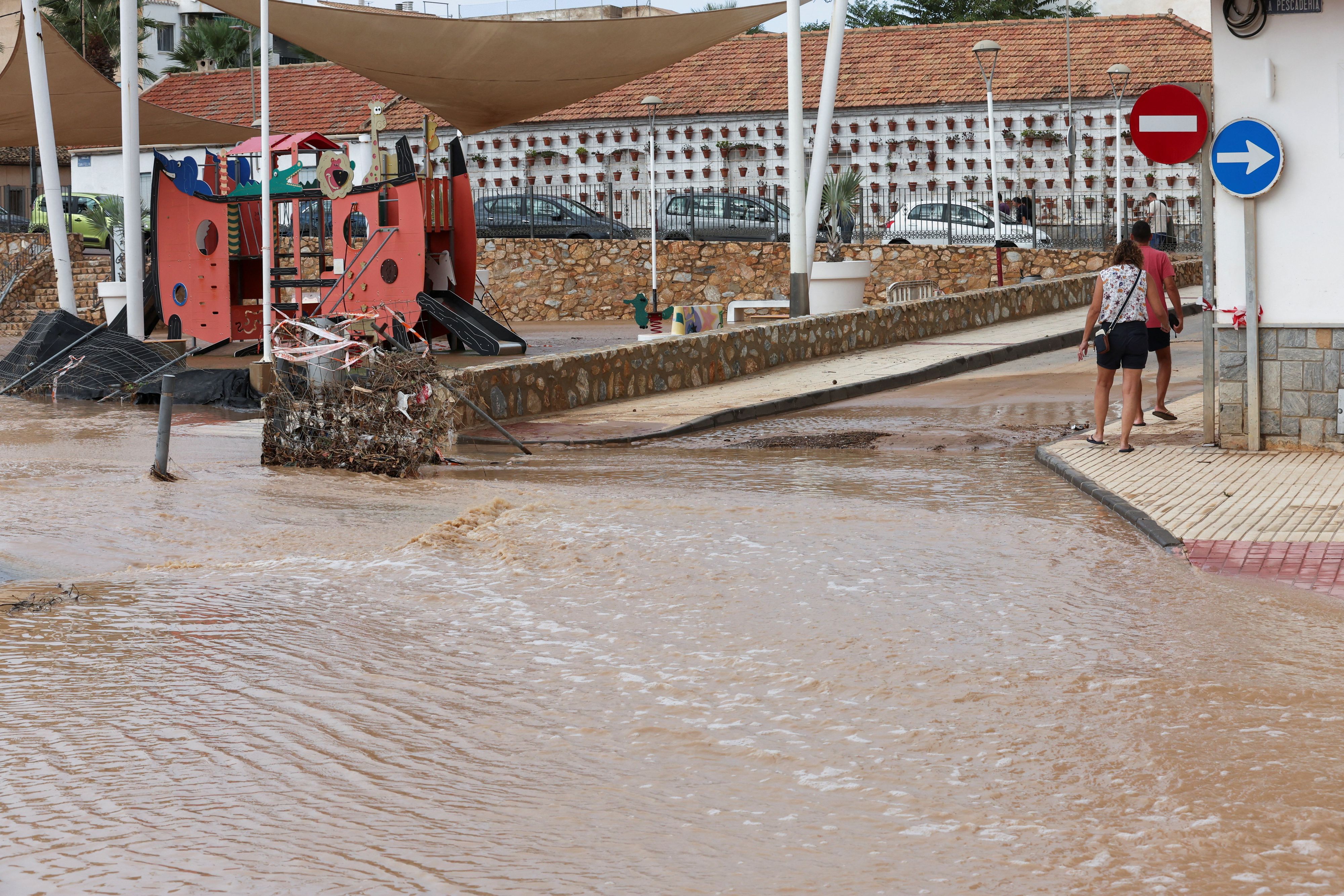 In Spanien wüten heftige Unwetter.