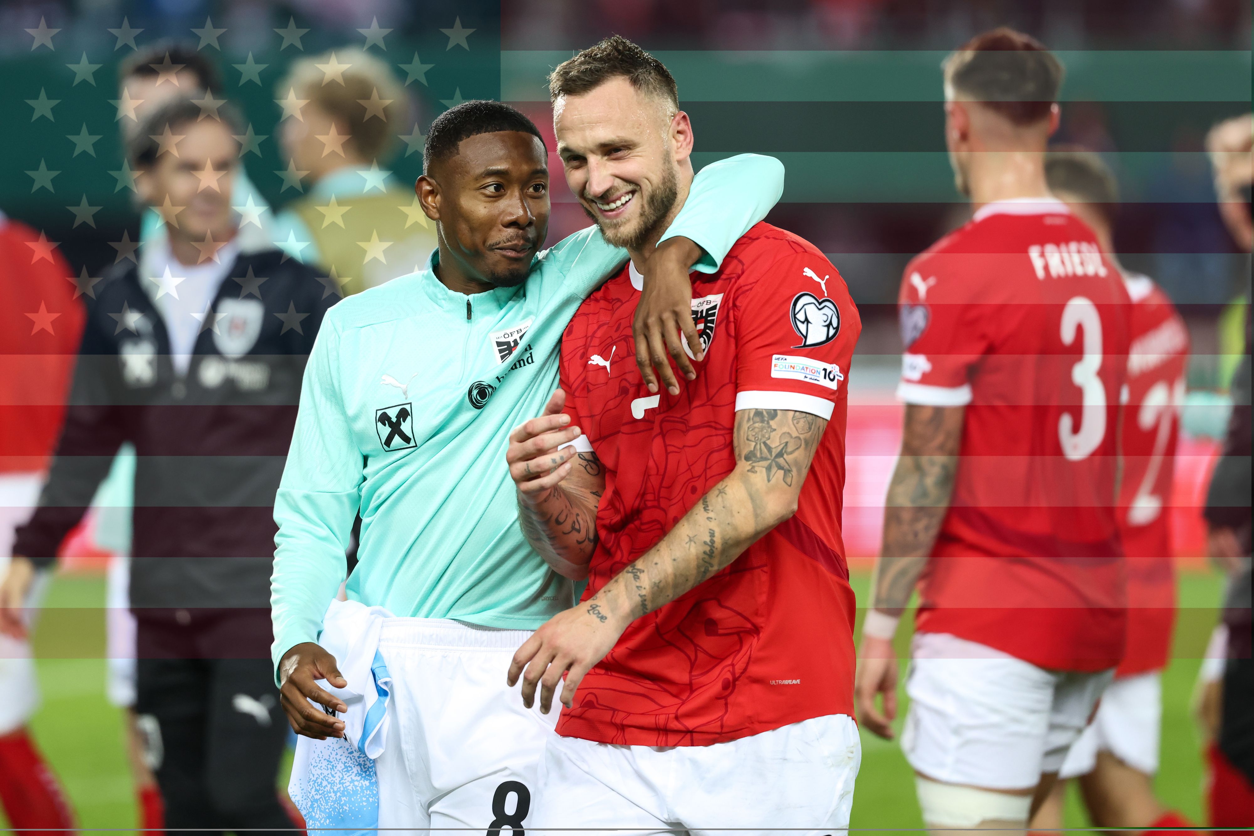 David Alaba und Marko Arnautovic wollen 2026 viel Zeit in Übersee verbringen.