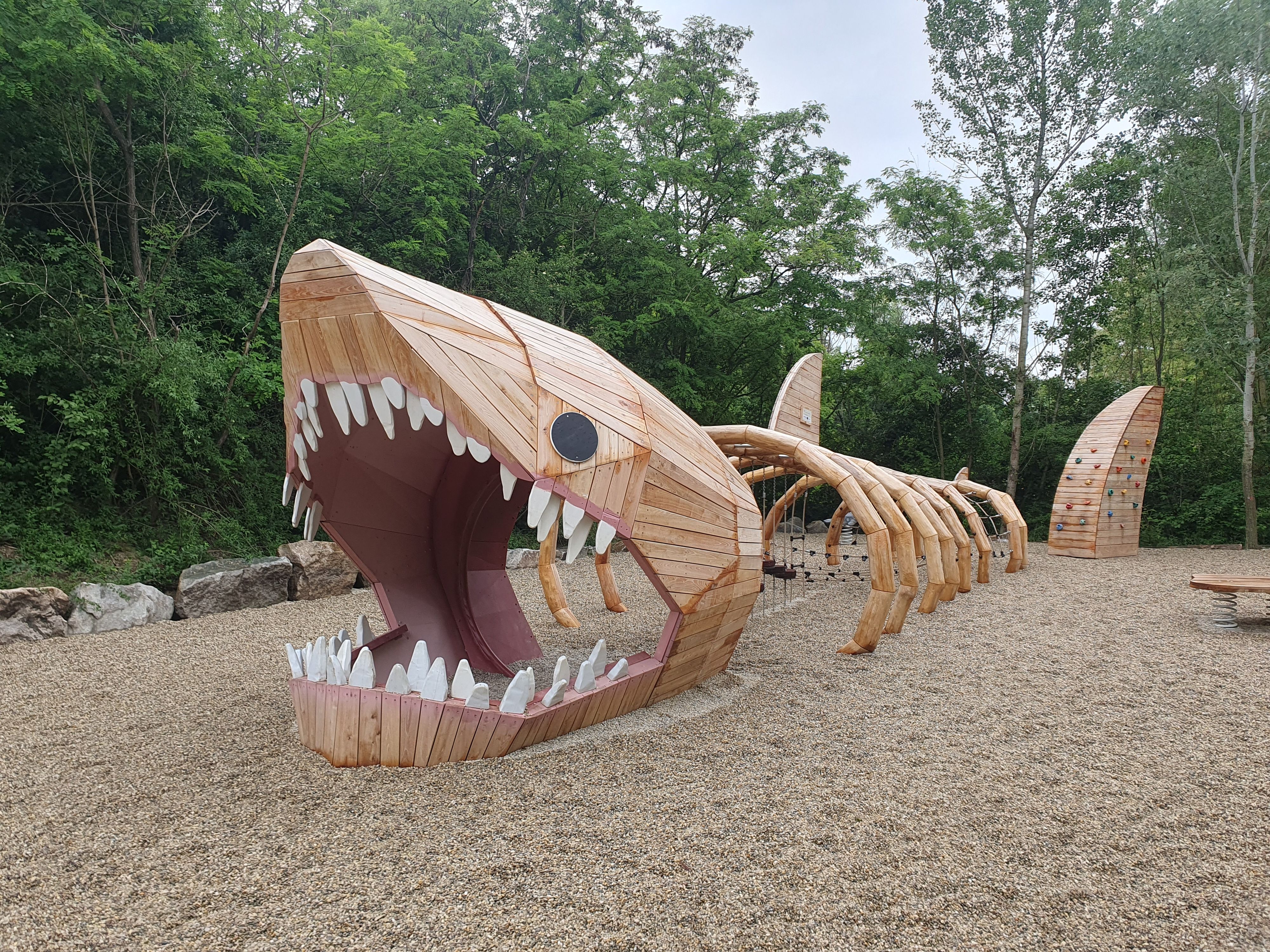 Riesenhai – eine der Attraktionen in der Fossilienwelt Weinviertel