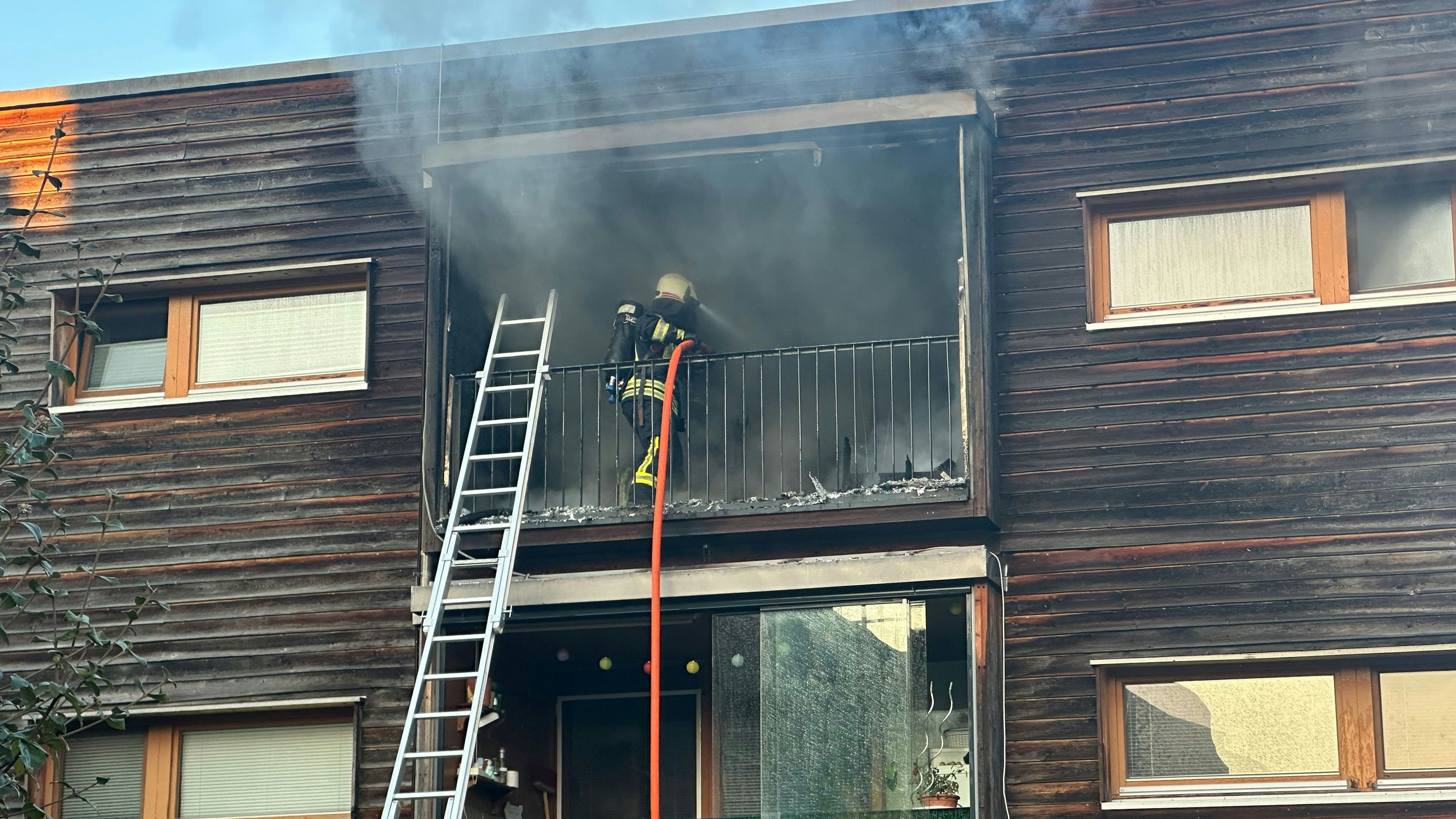 Die Feuerwehr konnte den Brand rasch löschen.