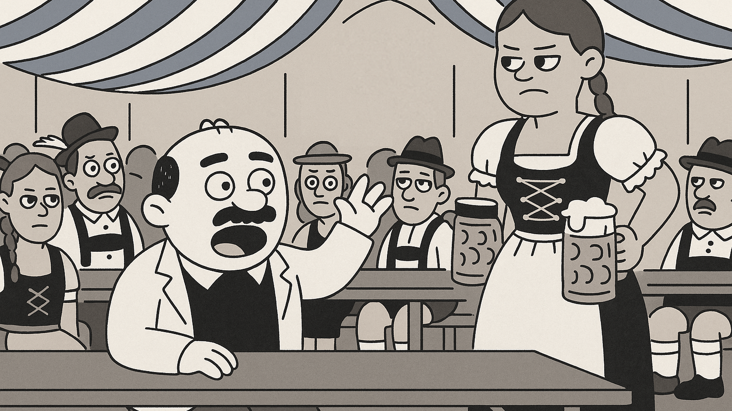 Komischer Kauz: Was bestellt Herlicek in einem Festzelt auf der Münchner Wiesn?