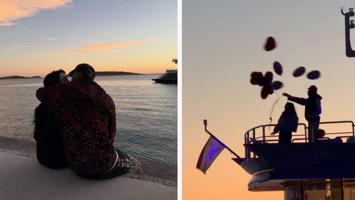 Heute.at - Barcelona-Star Yamal knutscht auf Luxus-Yacht