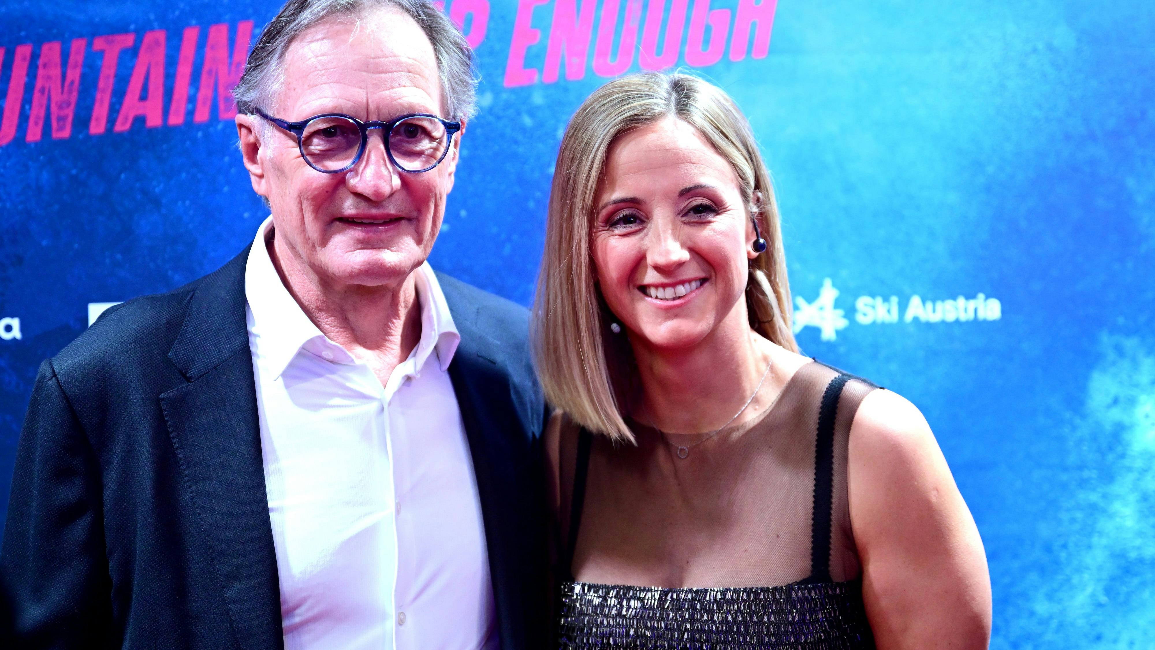 Unter den Premierengästen: Franz Klammer und Michaela Kirchgasser 