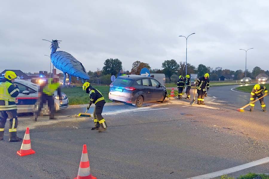 Am Montagmorgen ereignete sich der Zusammenstoß.
