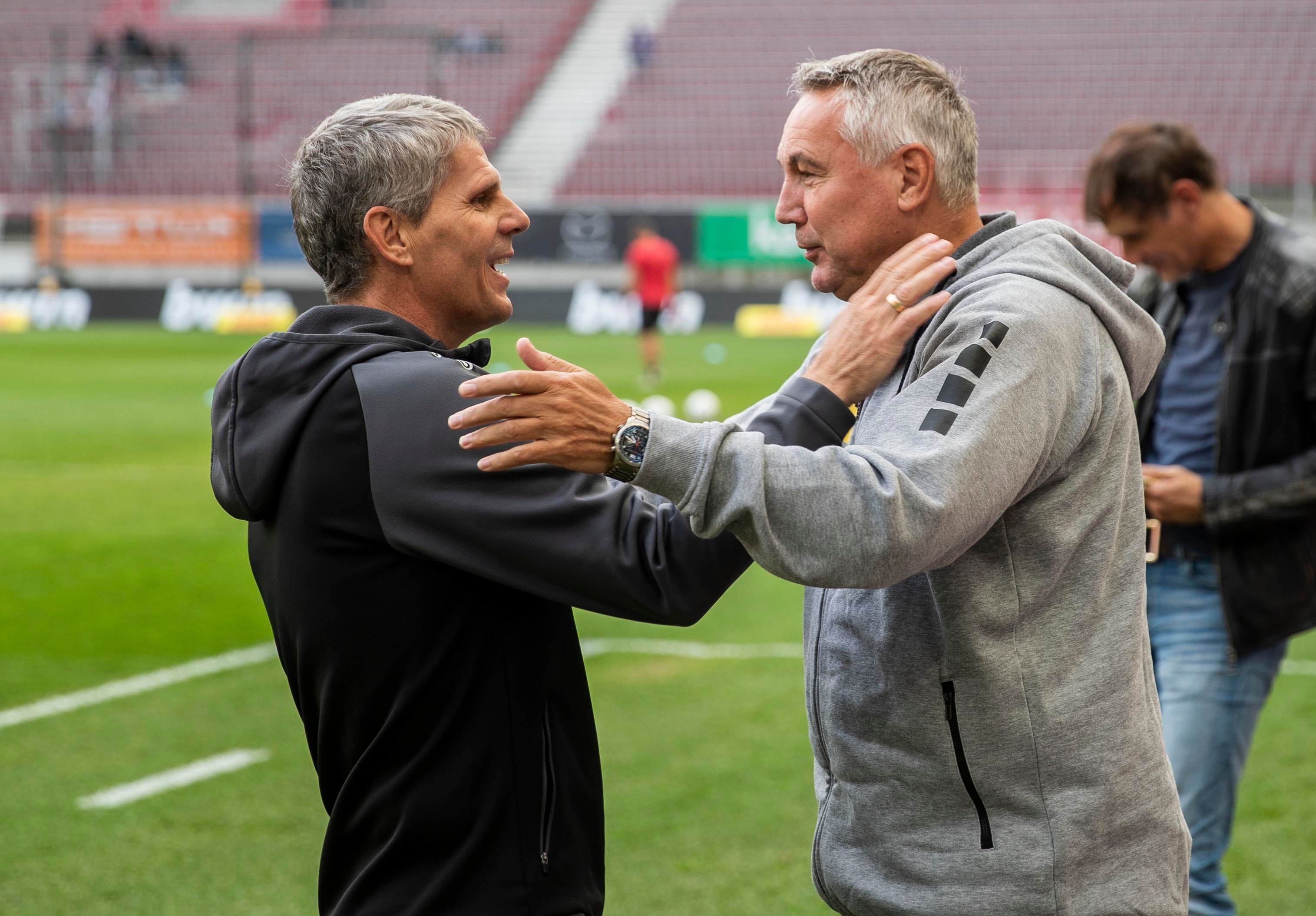 Pacult ersetzt Kühbauer (l.) beim WAC.