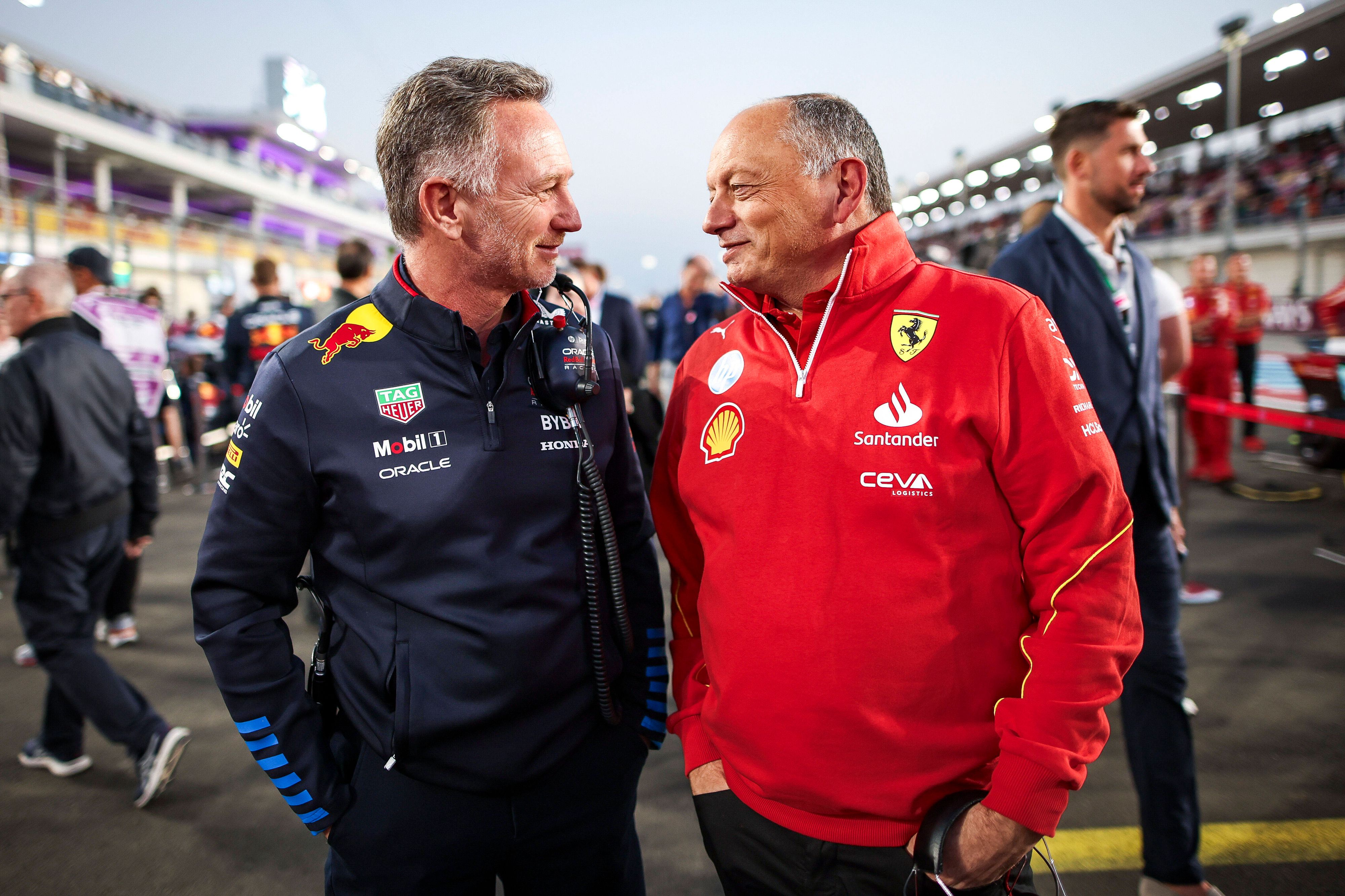 Christian Horner und Fred Vasseur