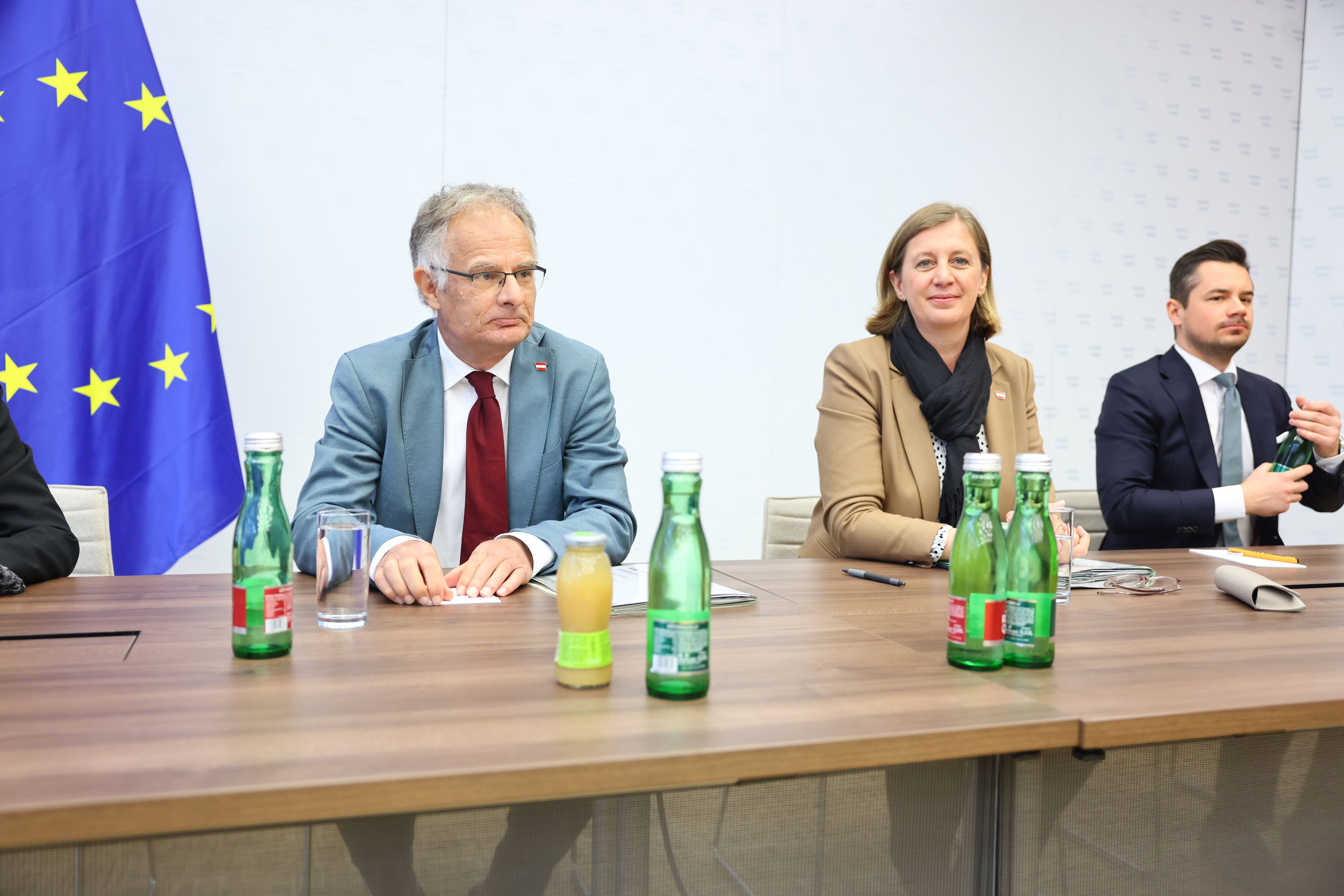 Liefern neue Budgetzahlen: Marterbauer (SP), Eibinger-Miedl (VP)