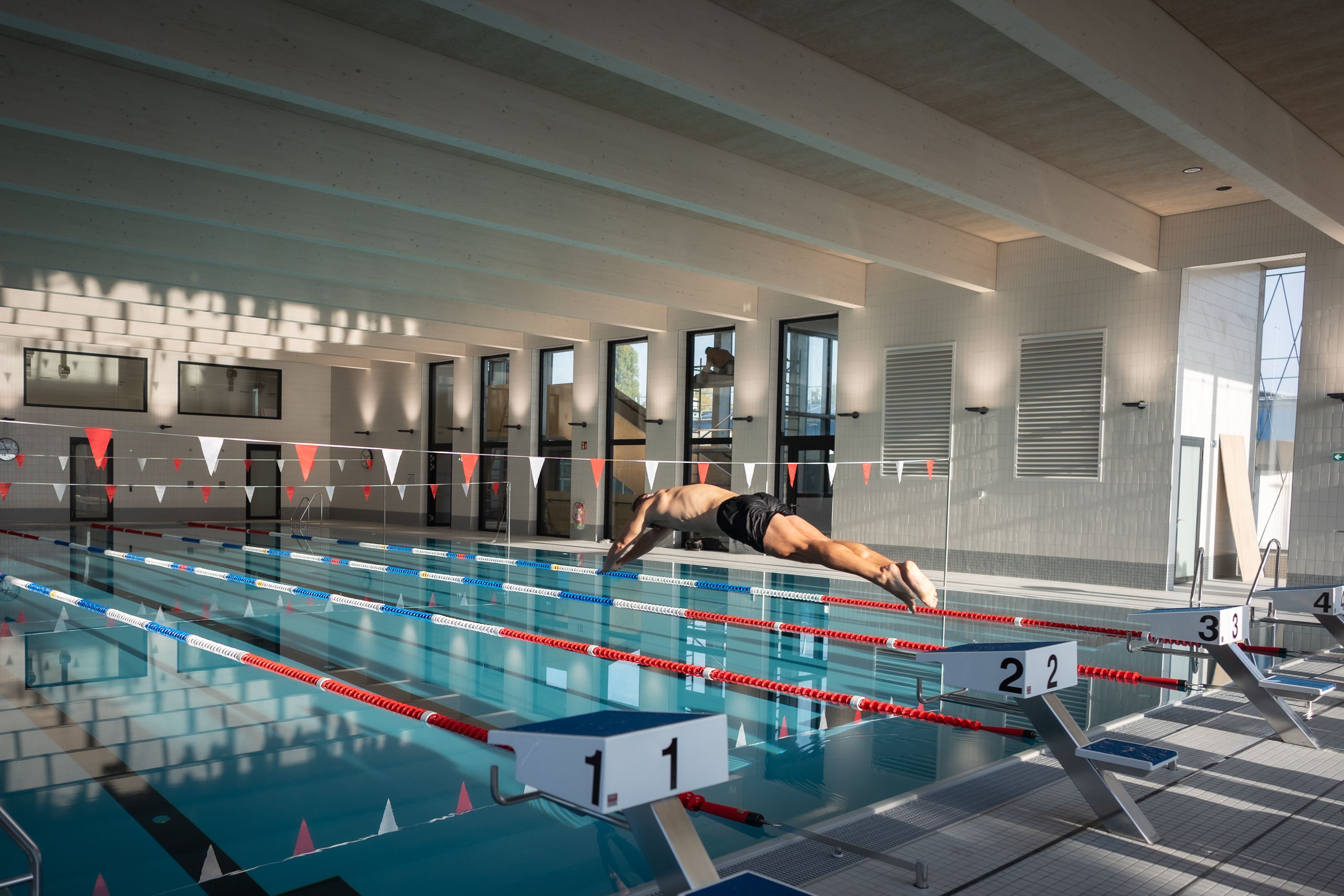 Ende Oktober öffnet das Simmeringer Bad mit neuer Schwimmhalle.