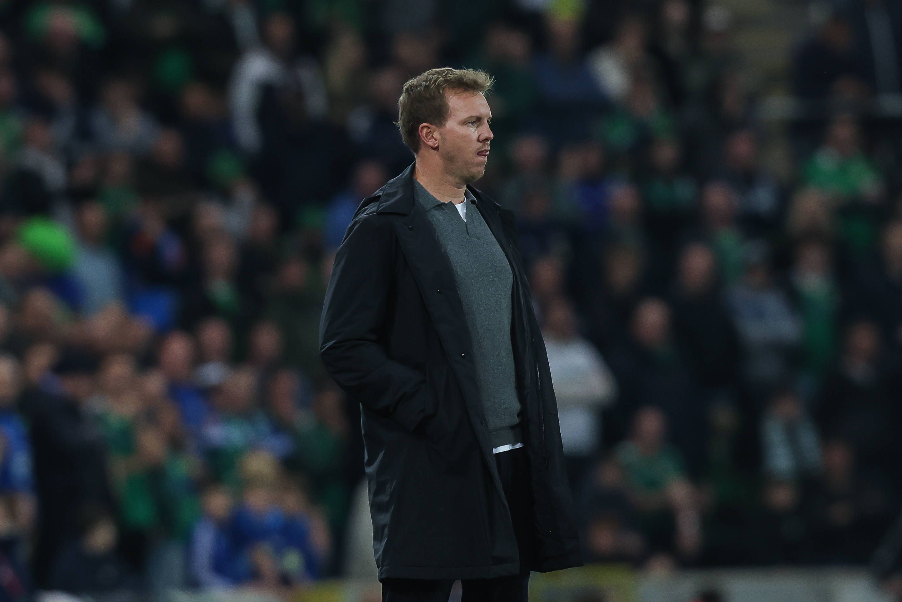 Bundestrainer Julian Nagelsmann stand nach dem Spiel wegen seiner Spielweise in der Kritik.