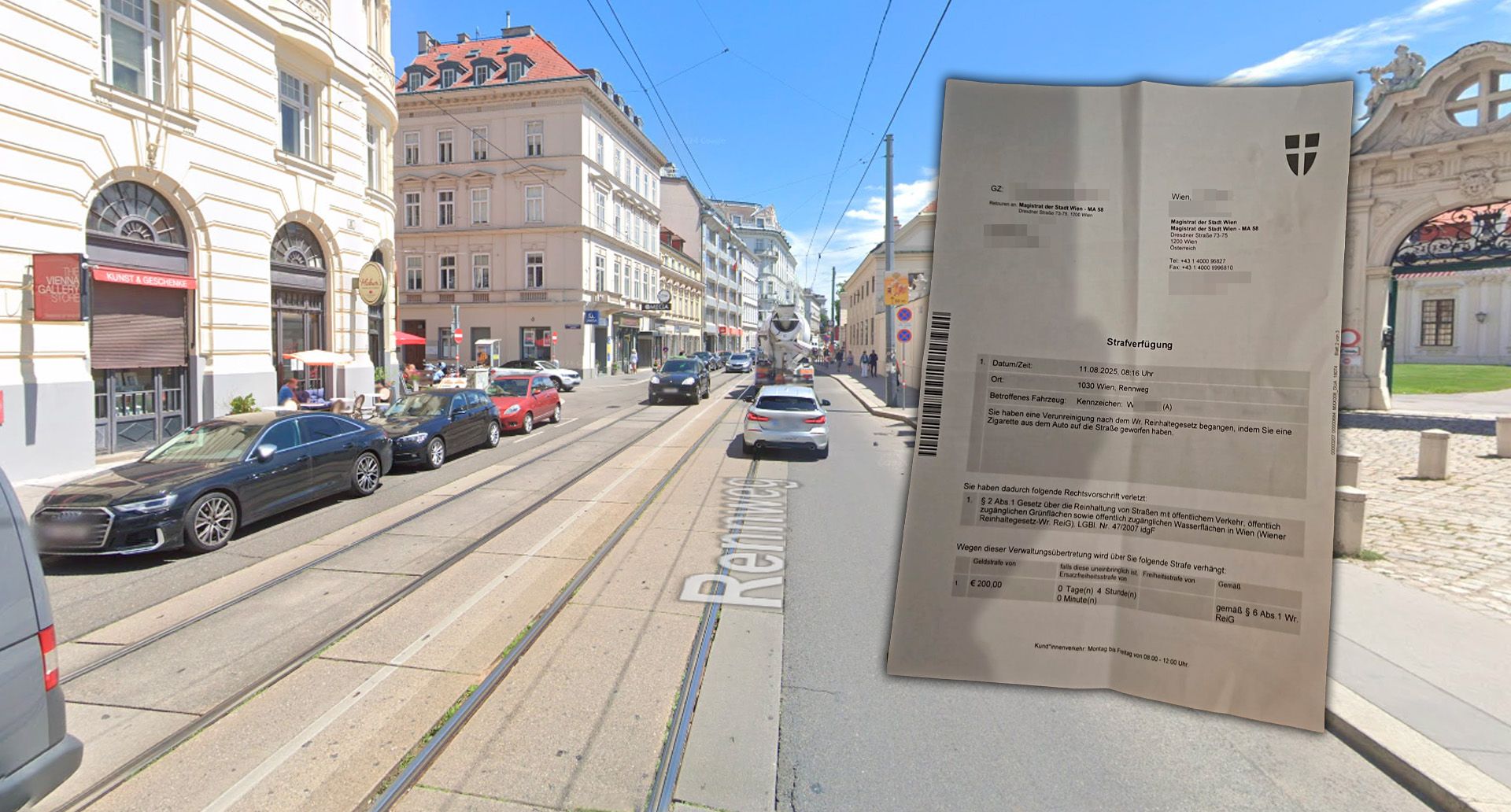 Teure Tschick: 200 Euro soll der Mann jetzt bezahlen, weil er eine Zigarette weggeworfen haben soll. 