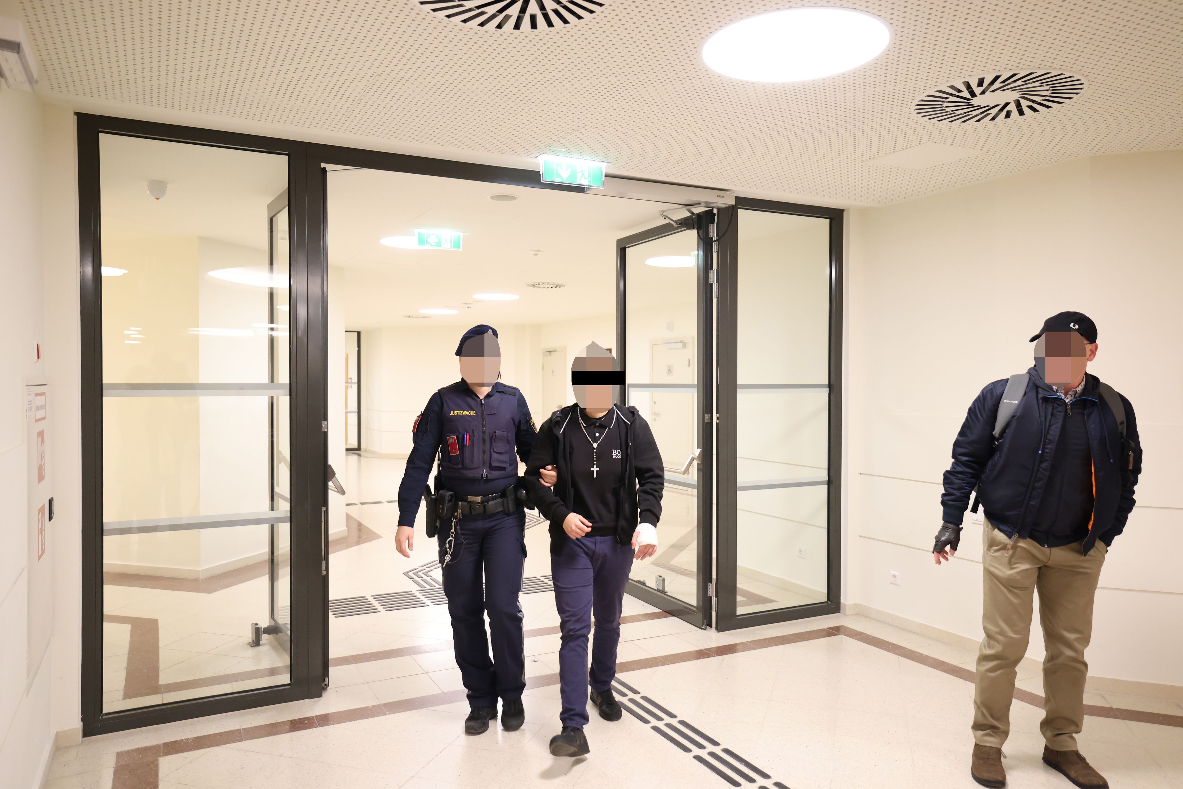 Die Angeklagte (20) am Wiener Landesgericht.