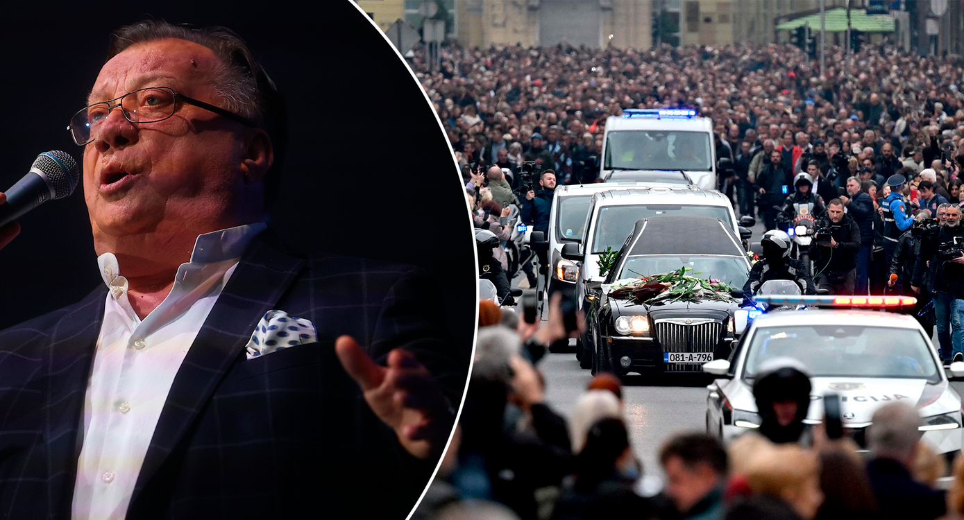 Heute.at - Superstar kollabiert bei Begräbnis von Balkan-Legende