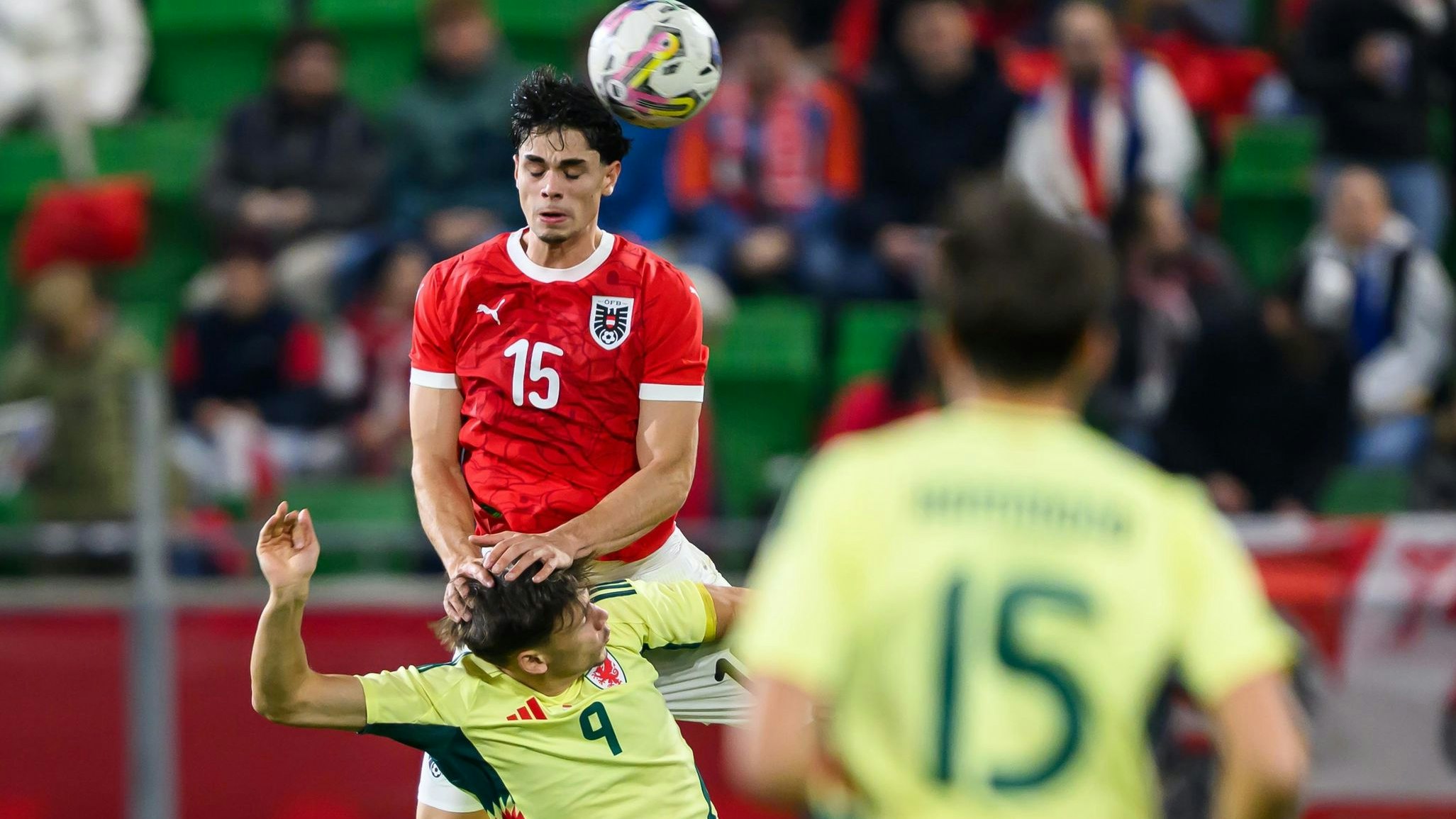 Jakob Schöller beim U21-Teamspiel gegen Wales.