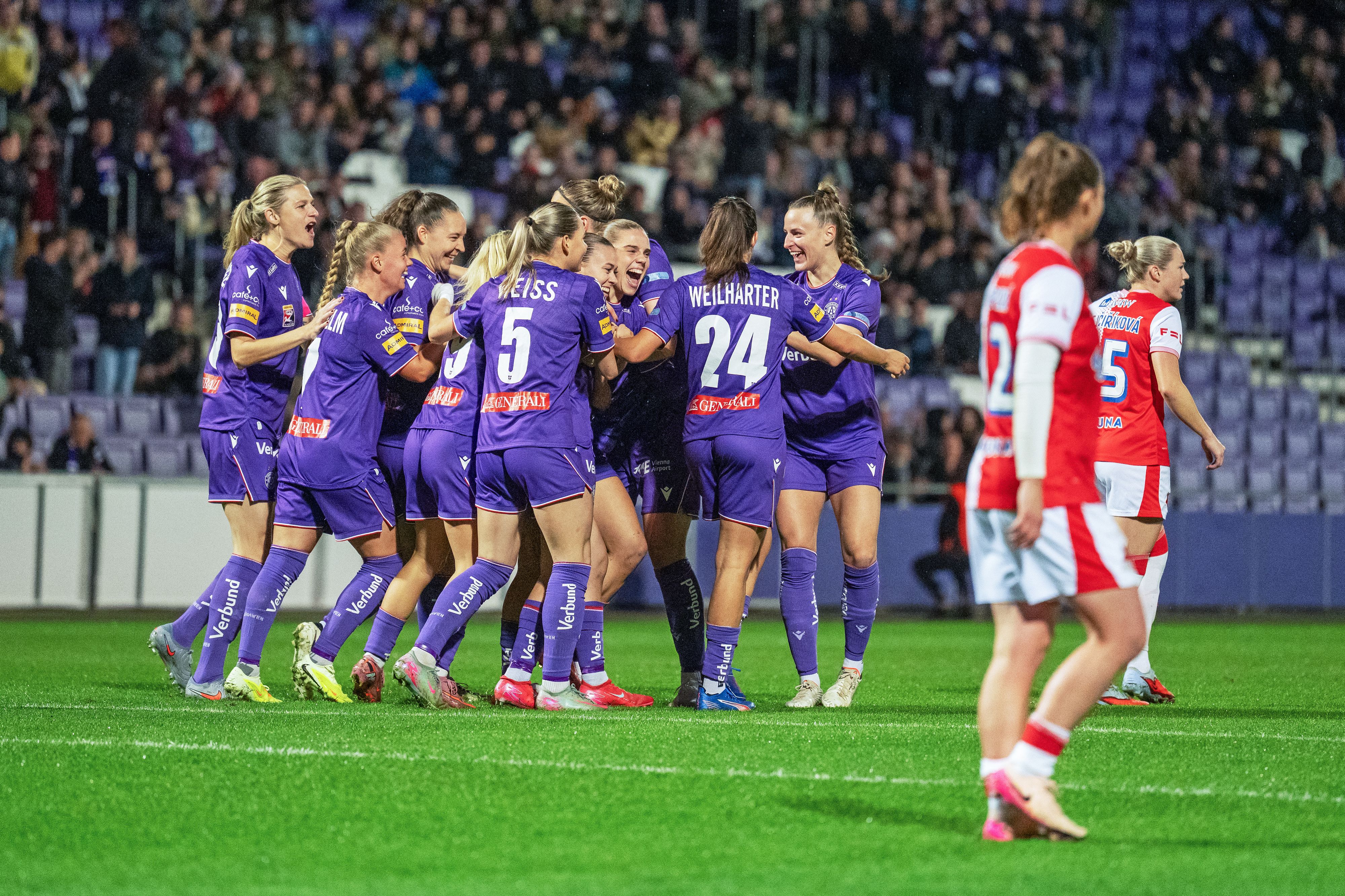 Austria Wien steht im Achtelfinale des Europa cups. 