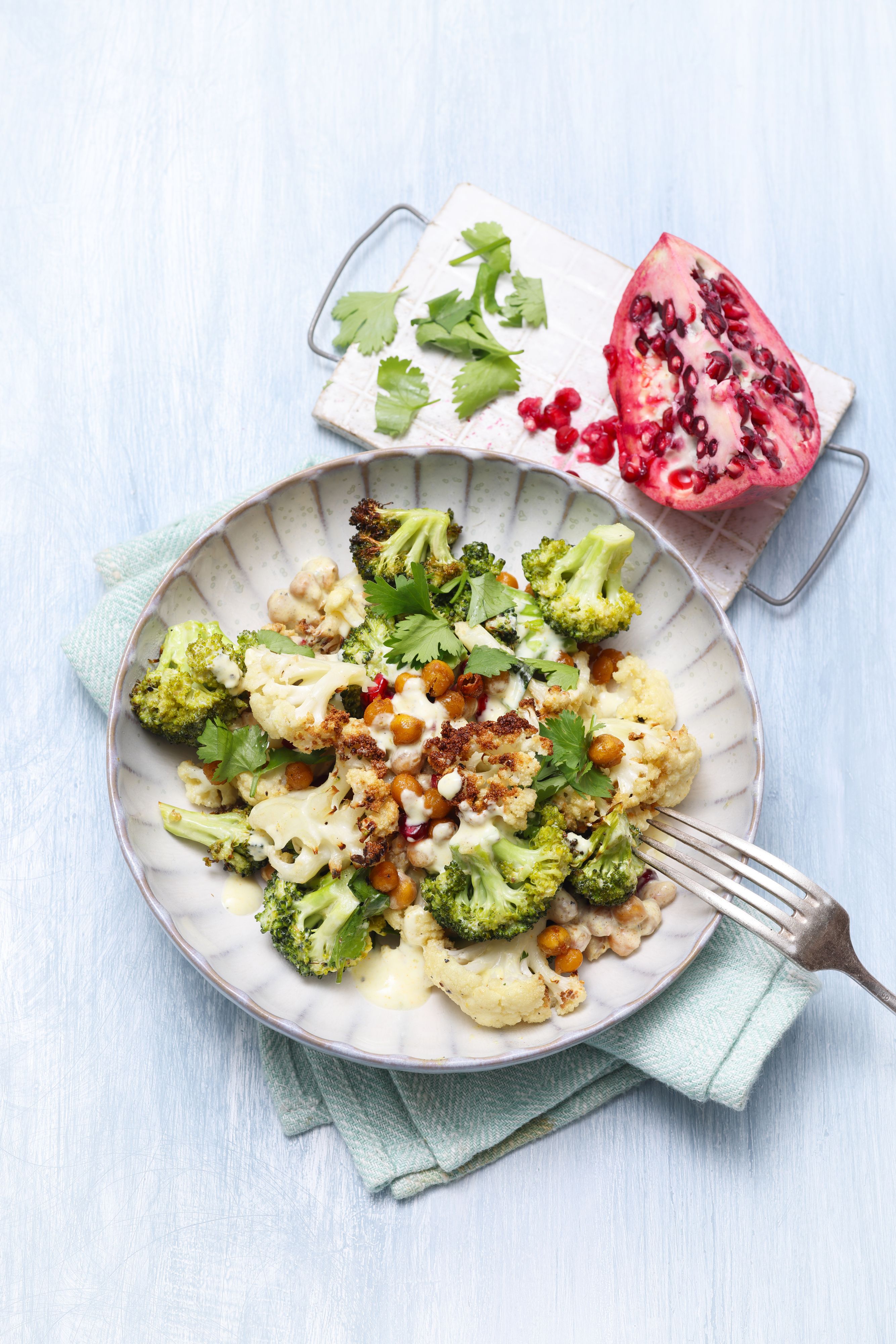 Heute.at - Karfiol-Brokkoli-Salat –  ganz easy im Airfryer