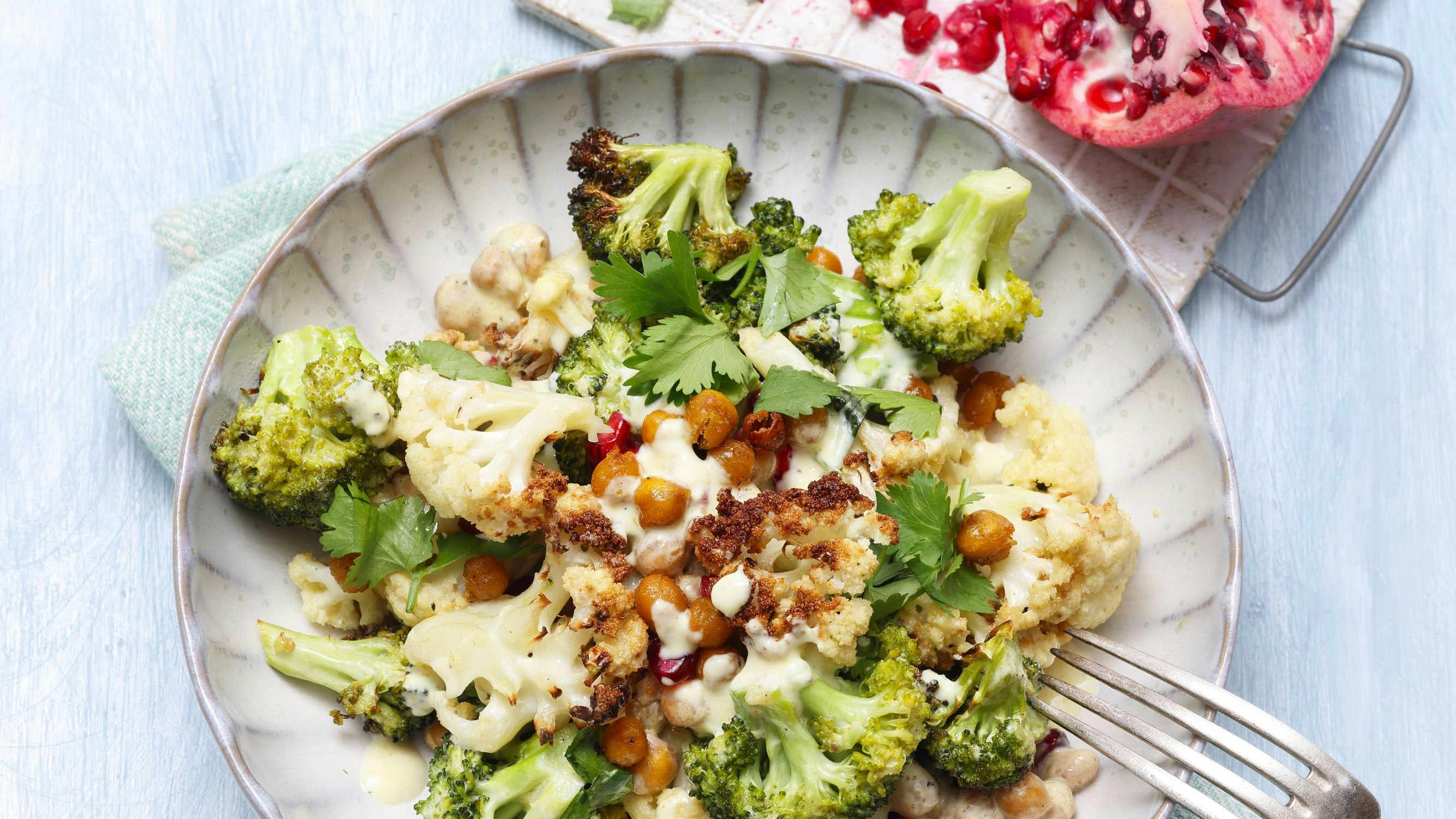 Heute.at - Karfiol-Brokkoli-Salat –  ganz easy im Airfryer