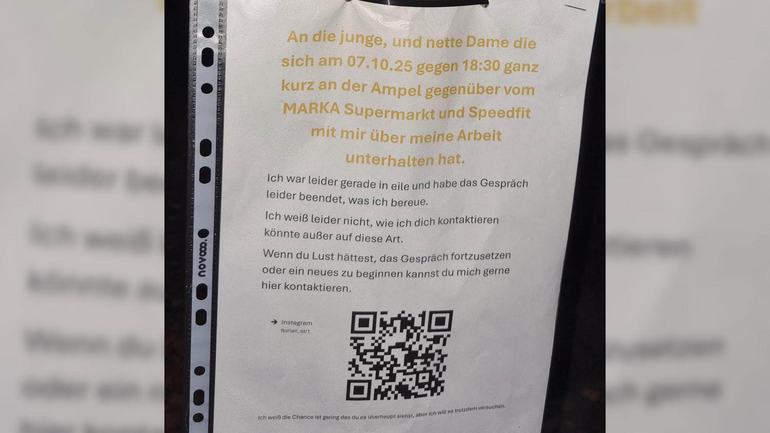 Der Wiener hofft, dass der Brief Wirkung zeigt.