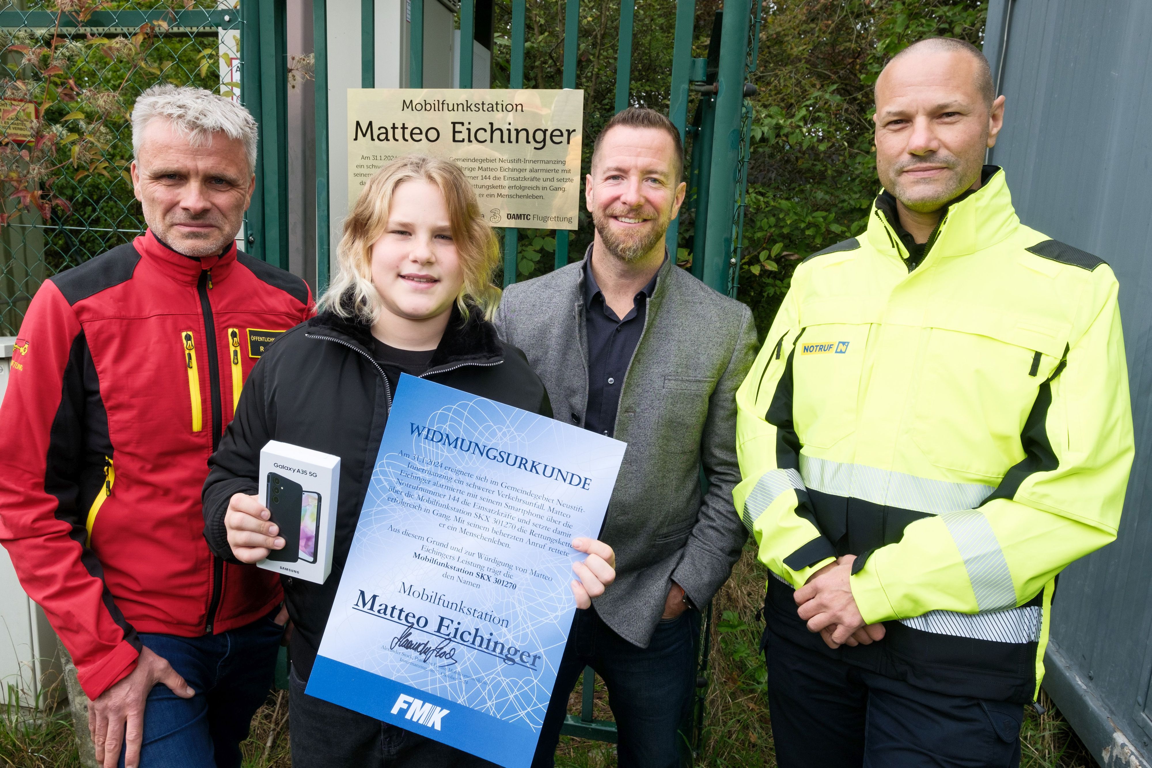 Matteo Eichinger vor 