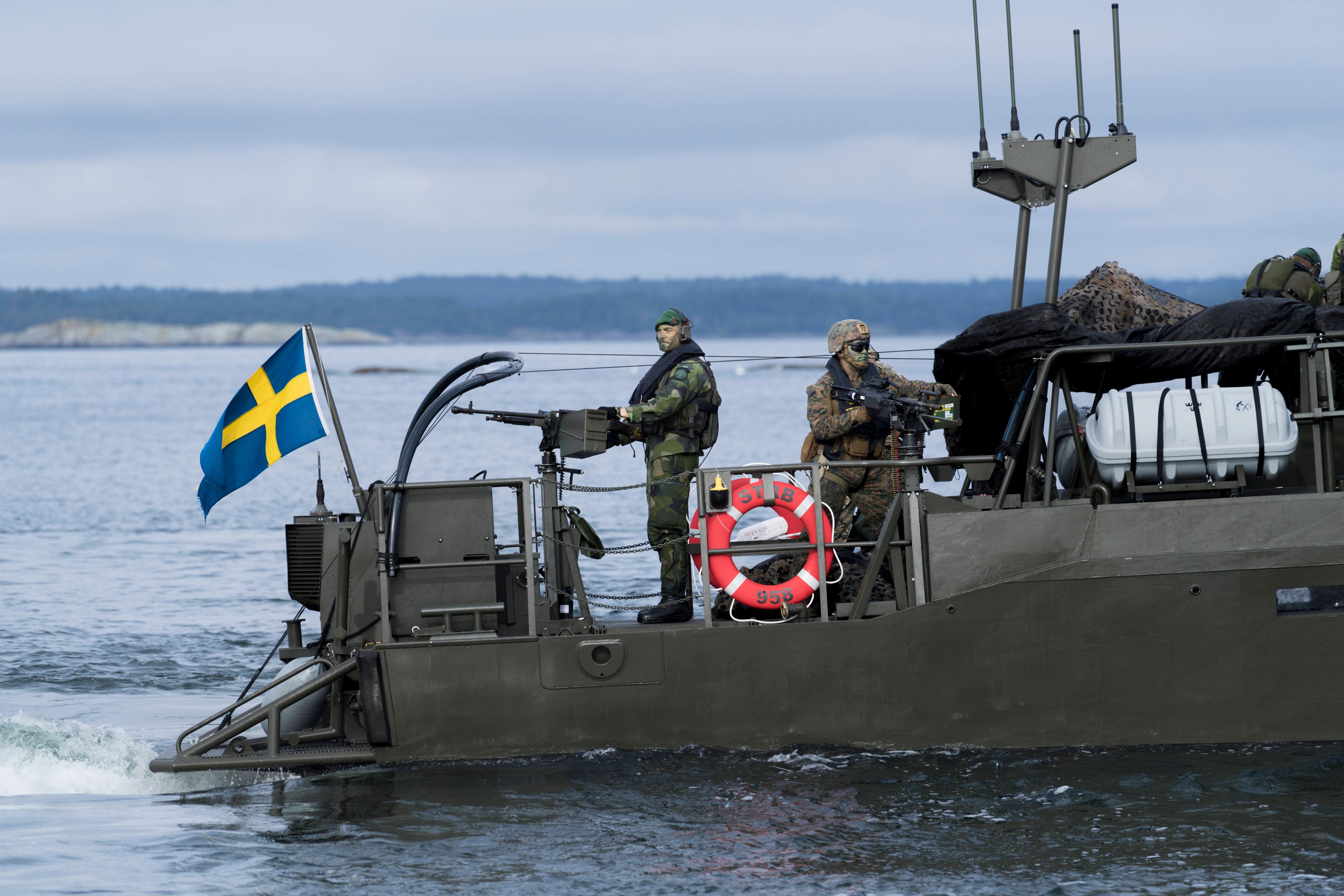 Die schwedische Marine verfolgt ein russisches U-Boot in der Ostsee. (Symbolbild)
