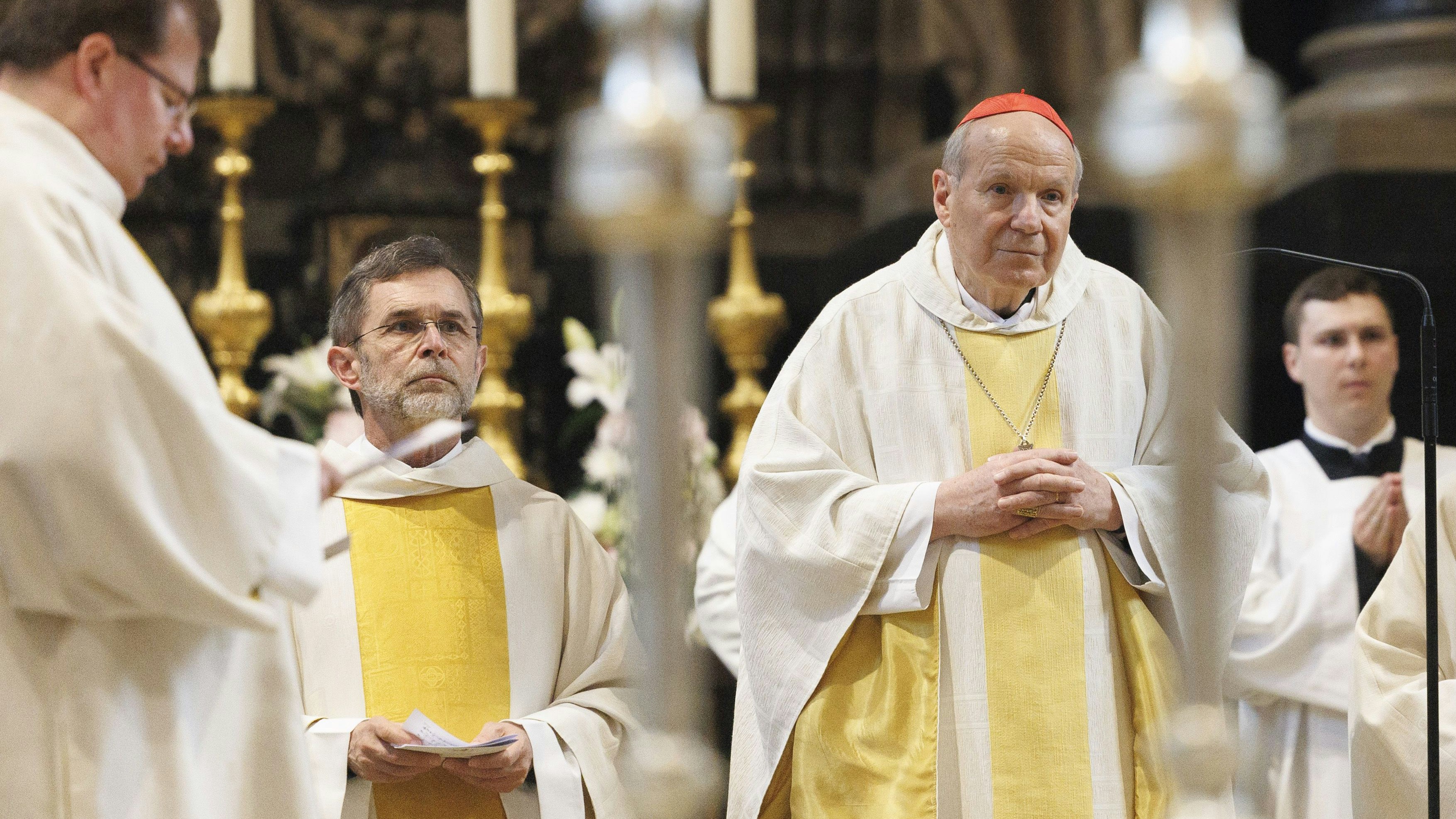 Josef Grünwidl (2.v.l.) folgt Kardinal Schönborn als Wiener Erzbischof nach.