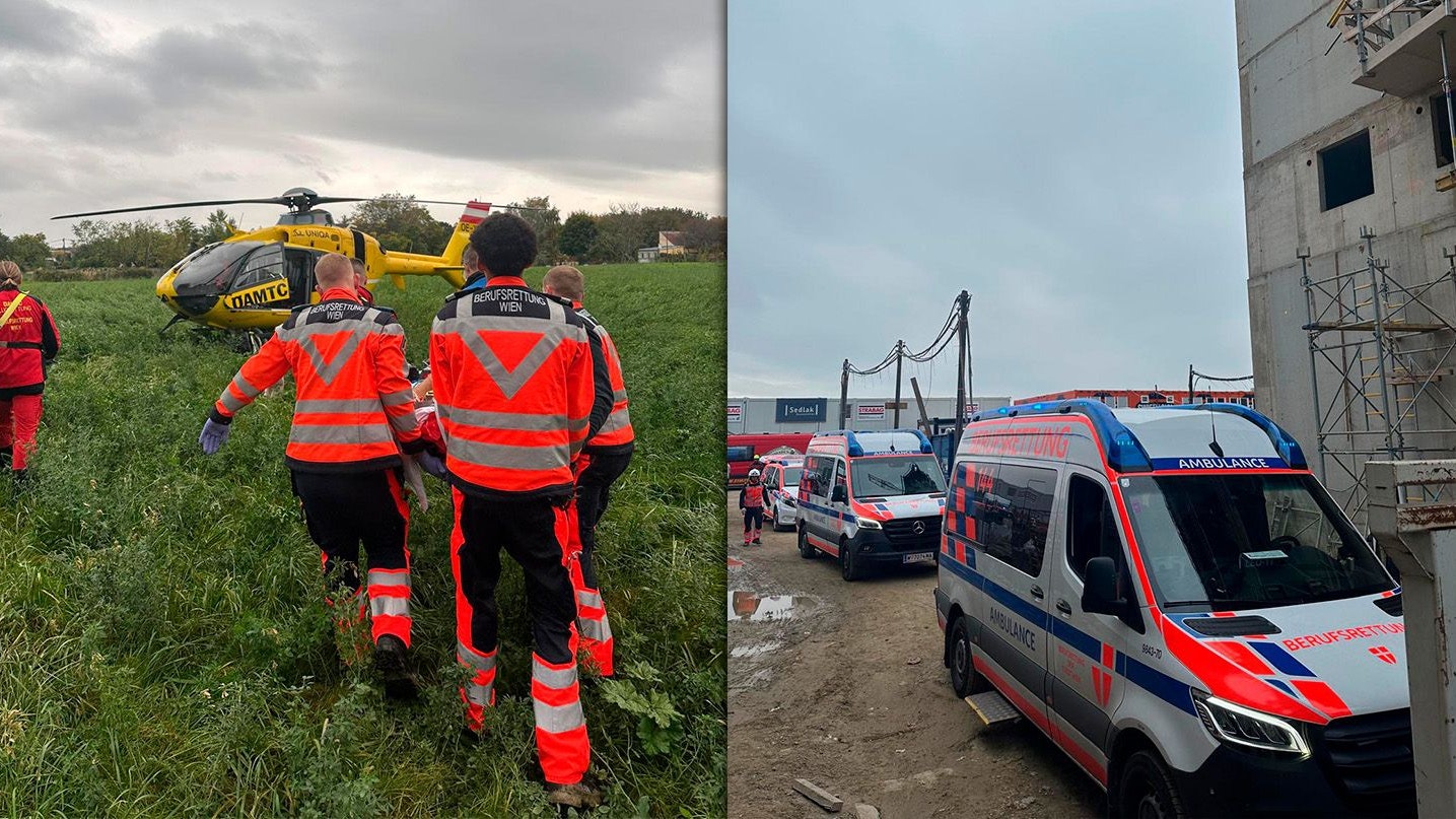Heute.at - Schwerer Unfall! Männer stürzten 10 Meter in die Tiefe